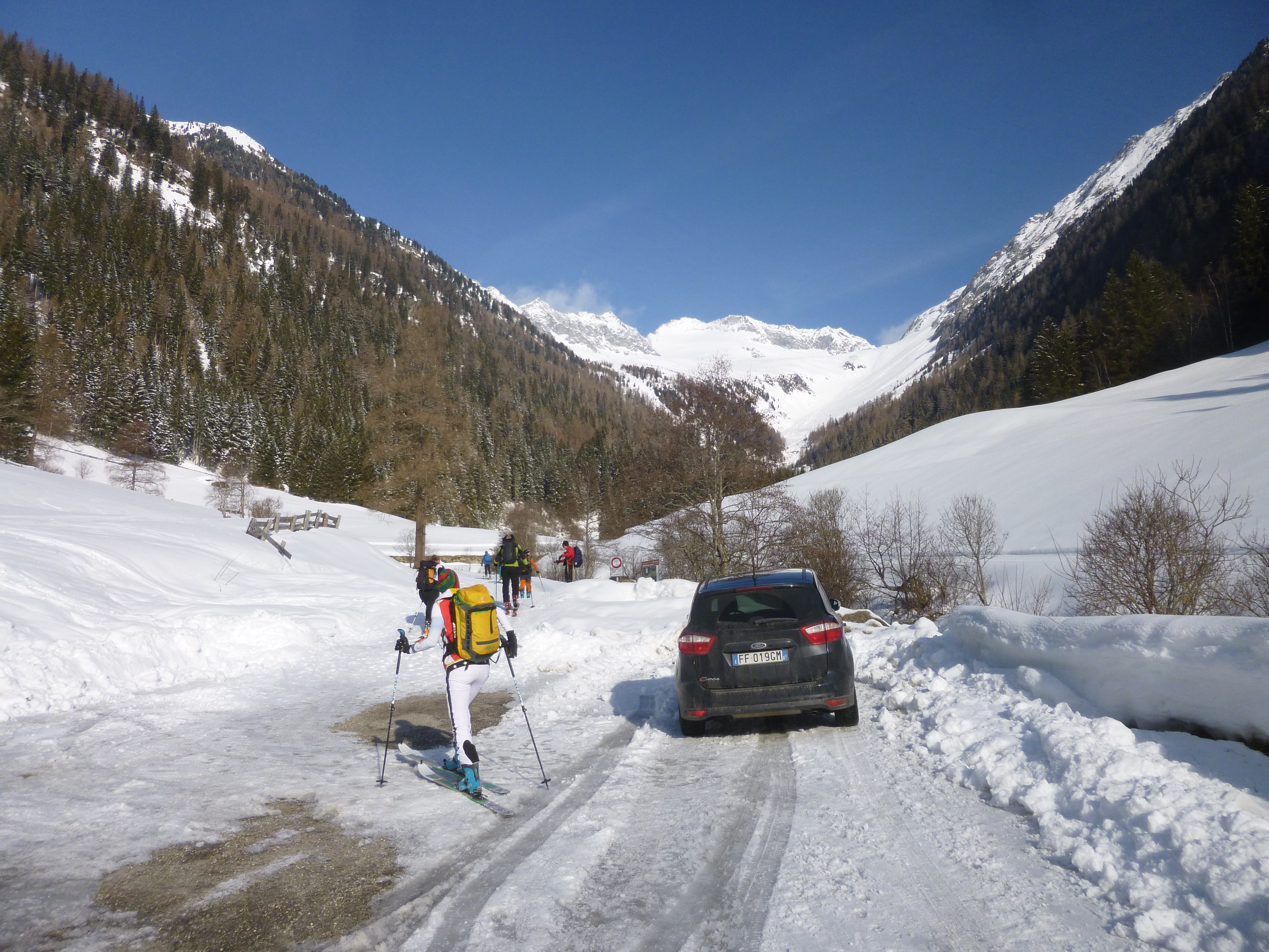 Start vom Talschluß