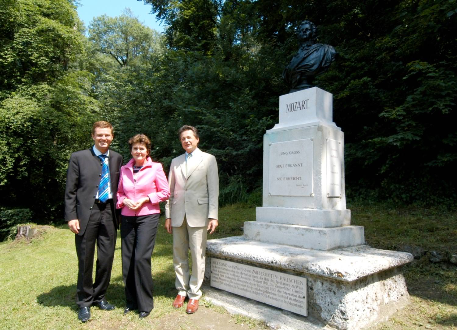 Sponsoren für Mozart. Sponsoren für Mozart.