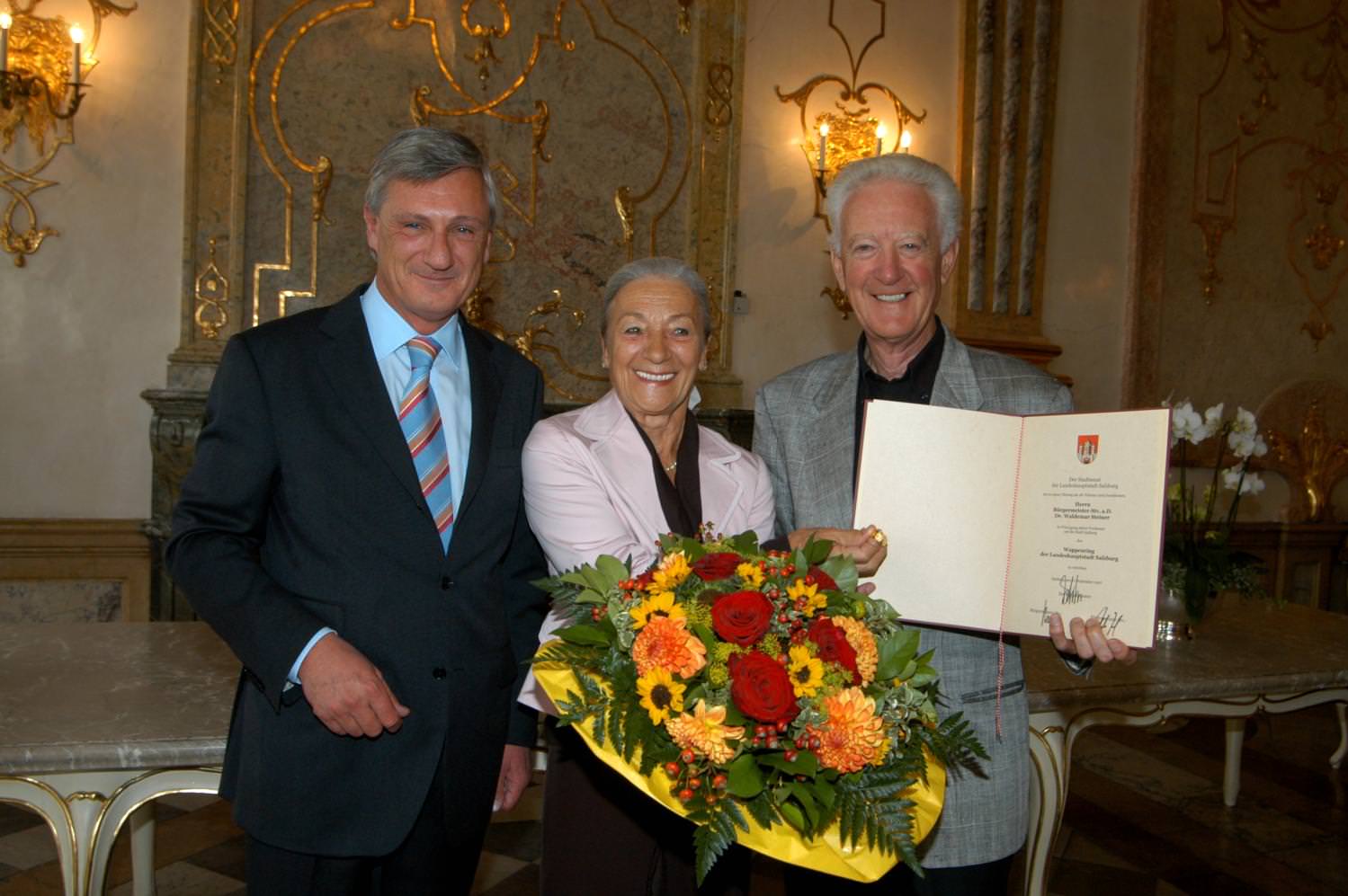 Wappenring der Stadt an Waldemar Steiner