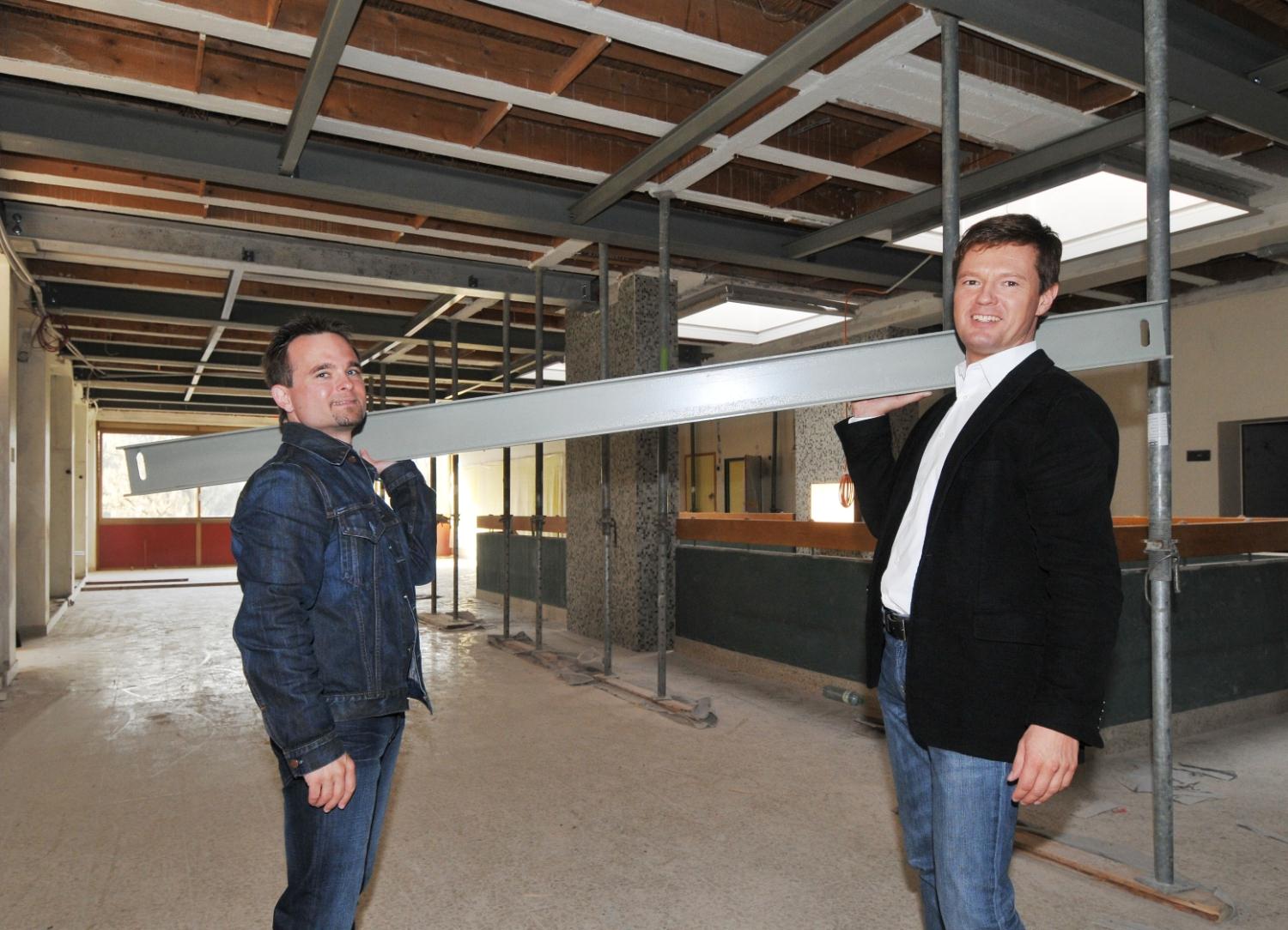 Neue Stützen für Schulgebäude. Neue Stützen für Schulgebäude.