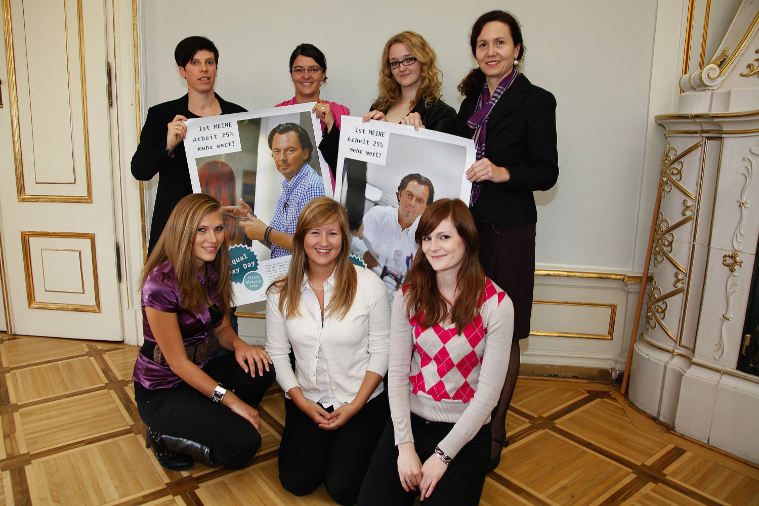 Interviewerinnen-Team für Umfrage zu Equal Pay-Day Interviewerinnen-Team für Umfrage zu Equal Pay-Day
