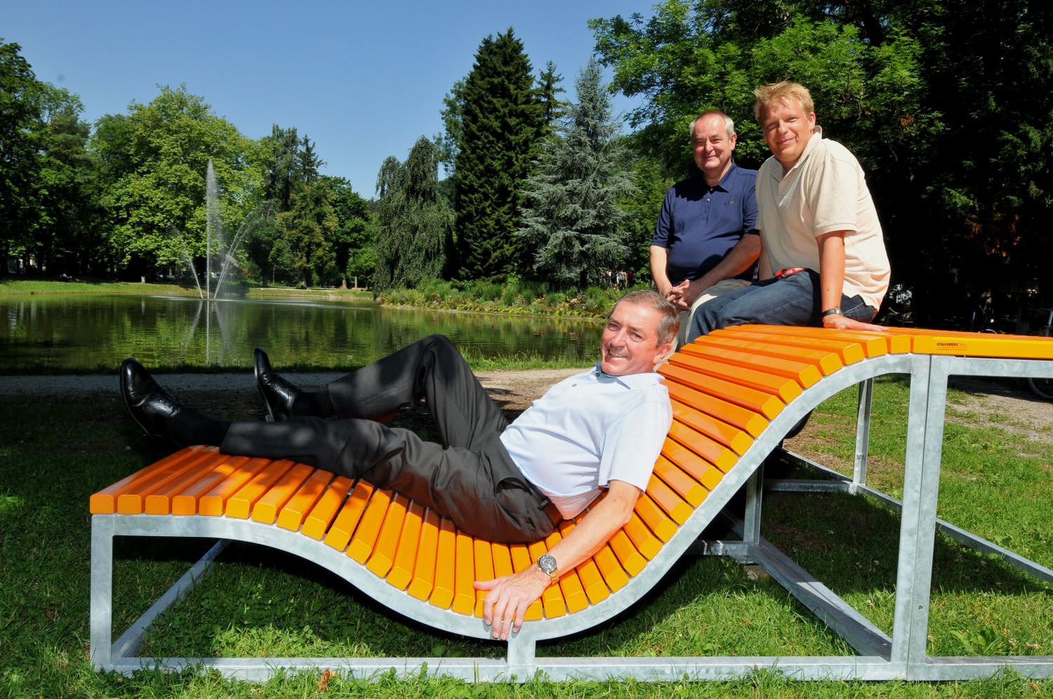 Neu im Park: Treffpunkt "Sinuswelle" Neu im Park: Treffpunkt "Sinuswelle"