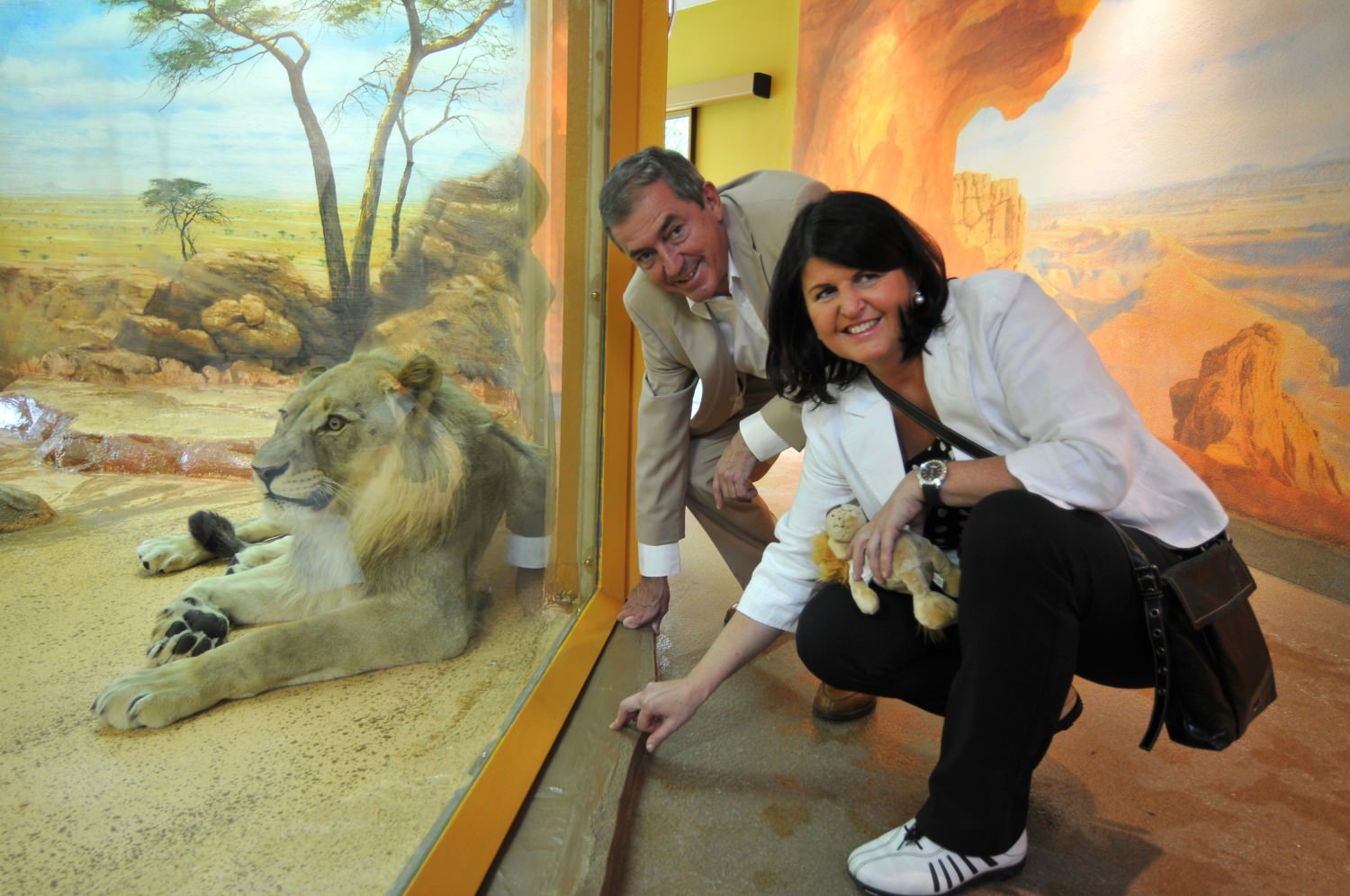 Statteten „Eisi“ einen „Antrittsbesuch“ ab: Statteten „Eisi“ einen „Antrittsbesuch“ ab: