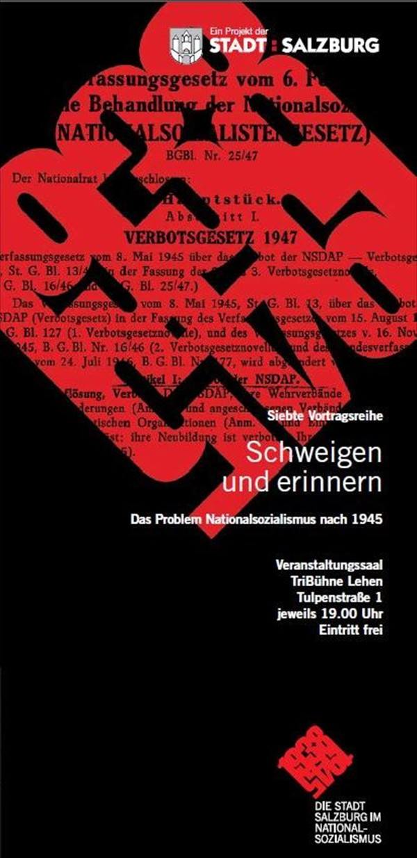 Folder zur Vortragsreihe 2015 Folder zur Vortragsreihe 2015