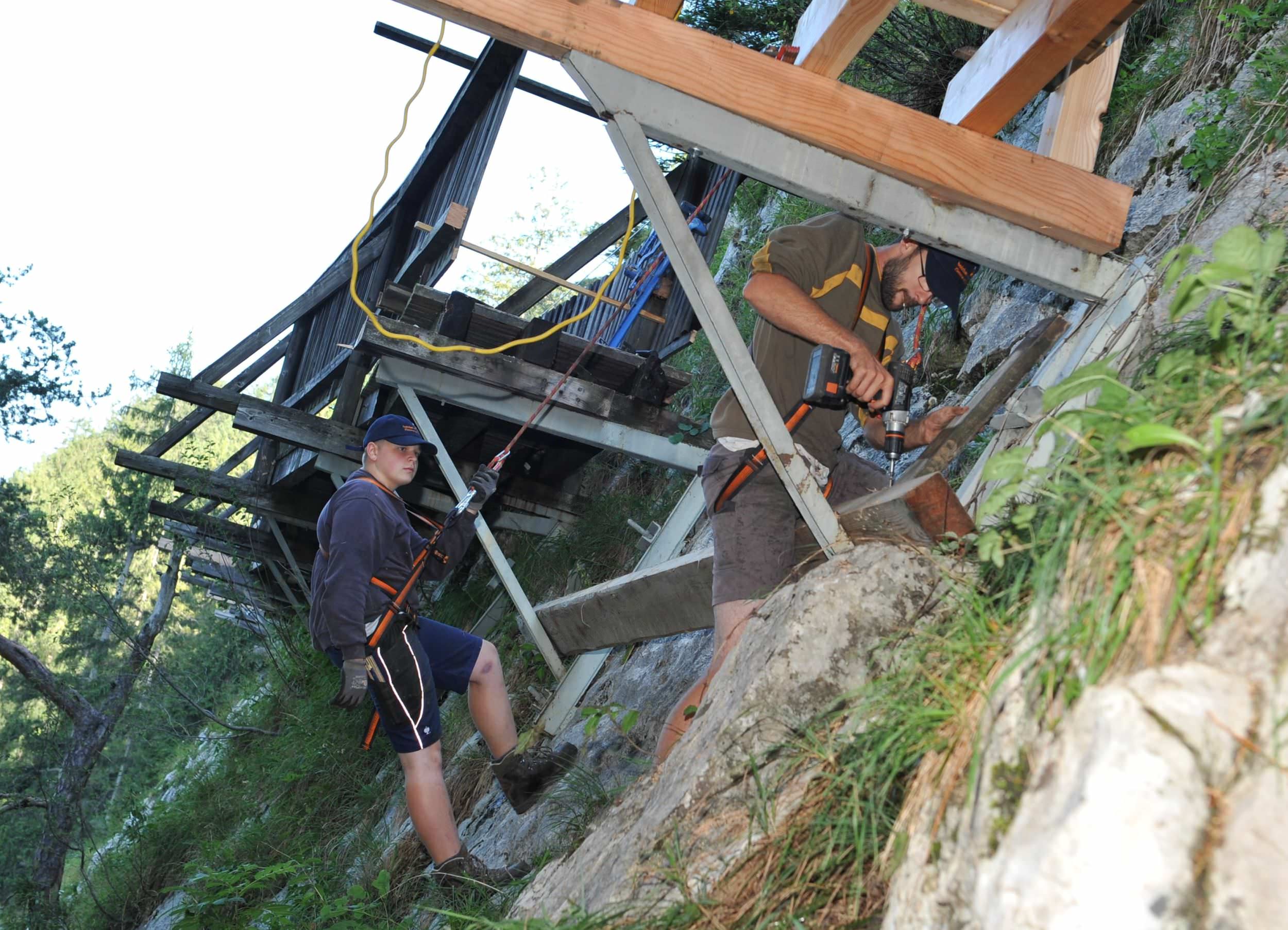 Abschlussarbeiten an der Hauserbrücke