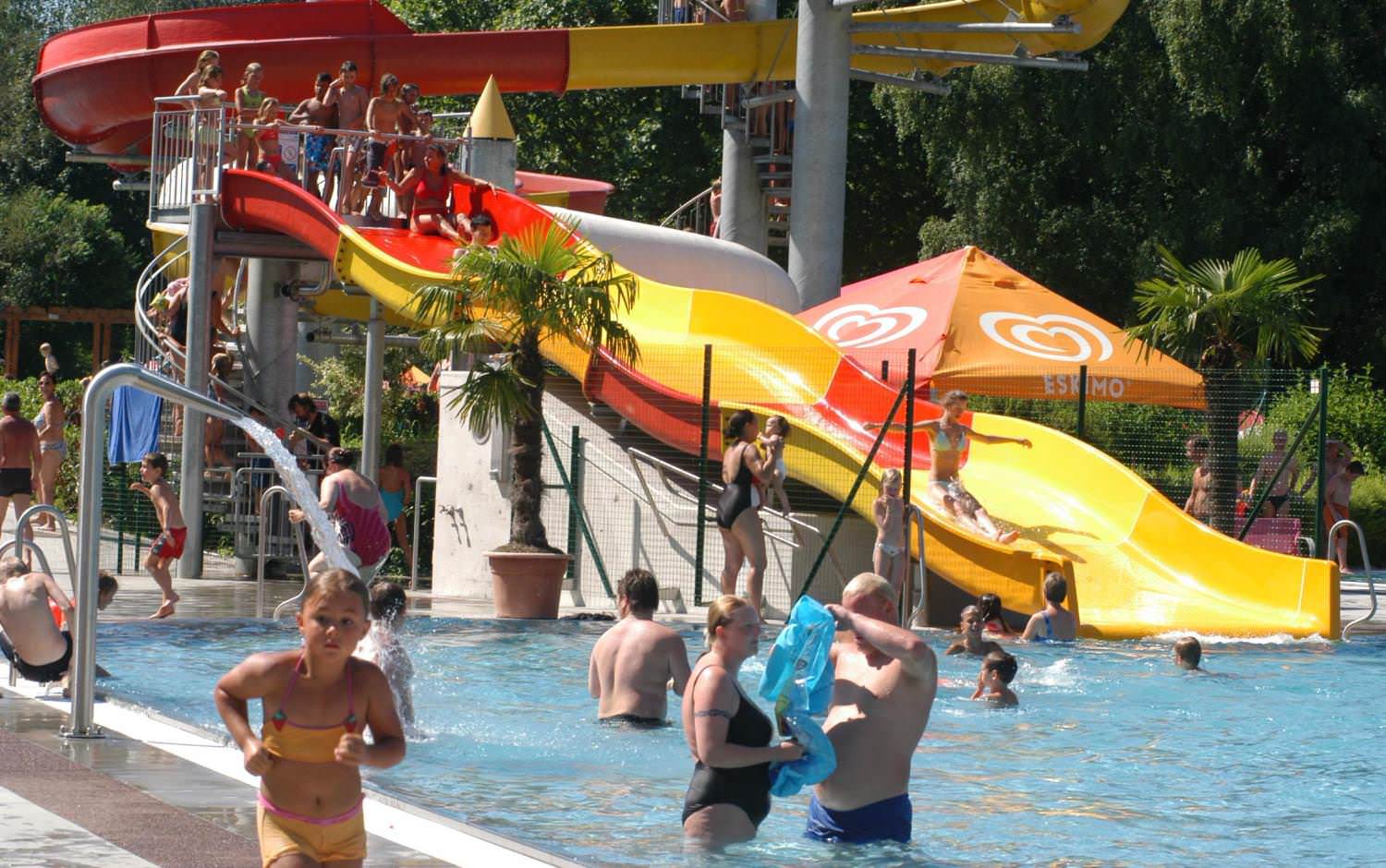 Ansturm in Salzburgs Freibäder