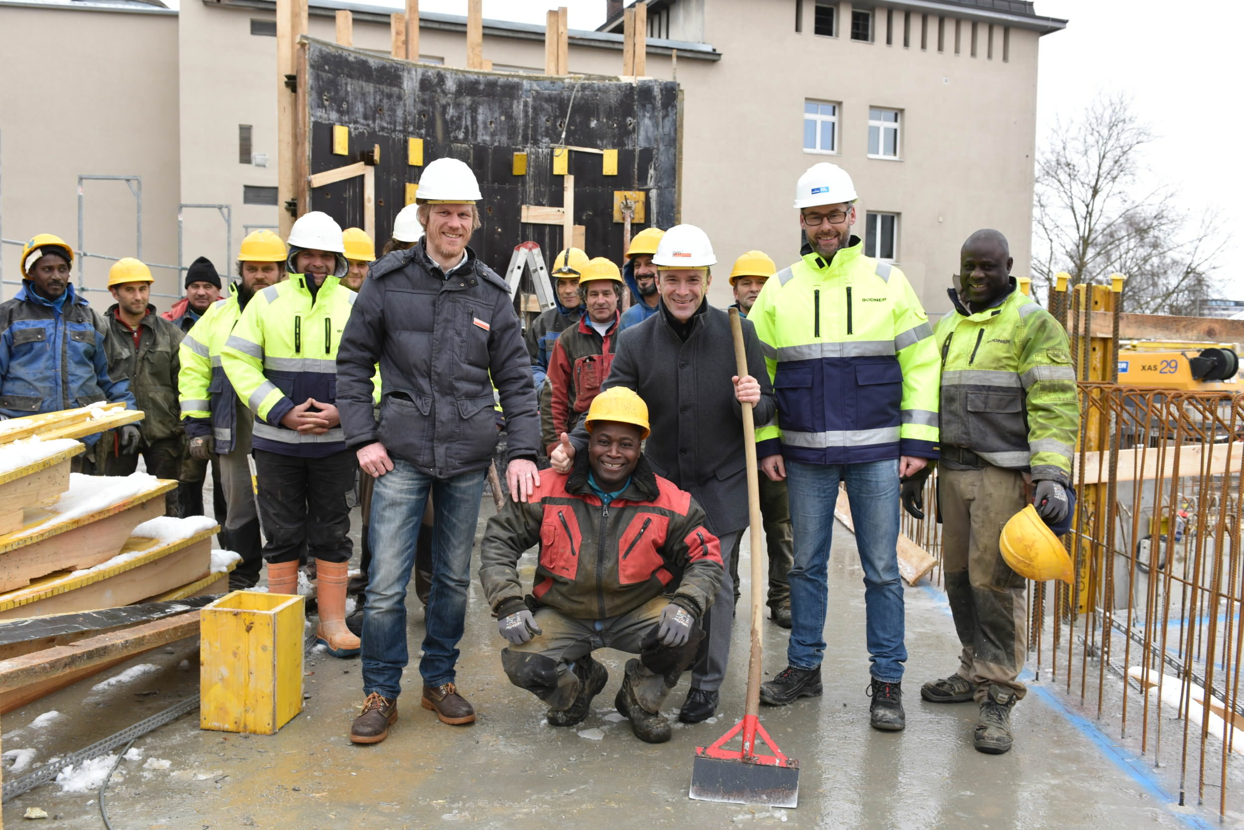 Auinger, Baustelle Paracelsusbad Auinger, Baustelle Paracelsusbad