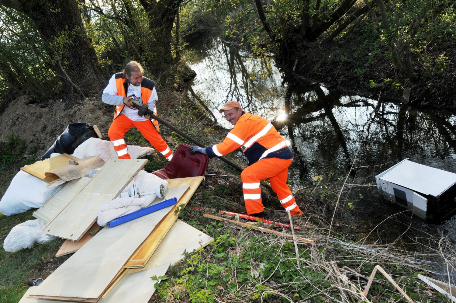 Ausbeute der Müllbusters 2010 Ausbeute der Müllbusters 2010