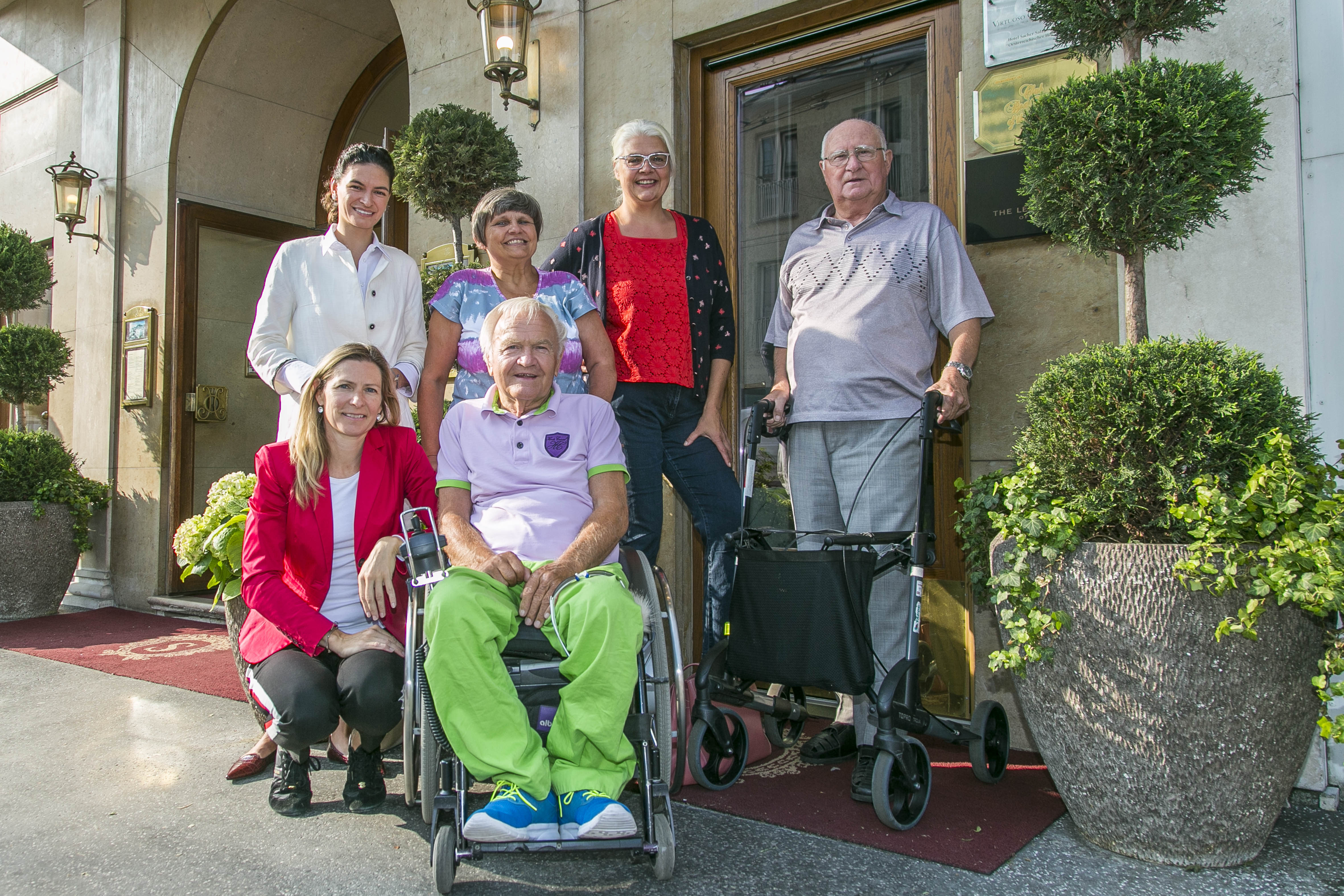 Barrierefreier Eingang Hotel Sacher