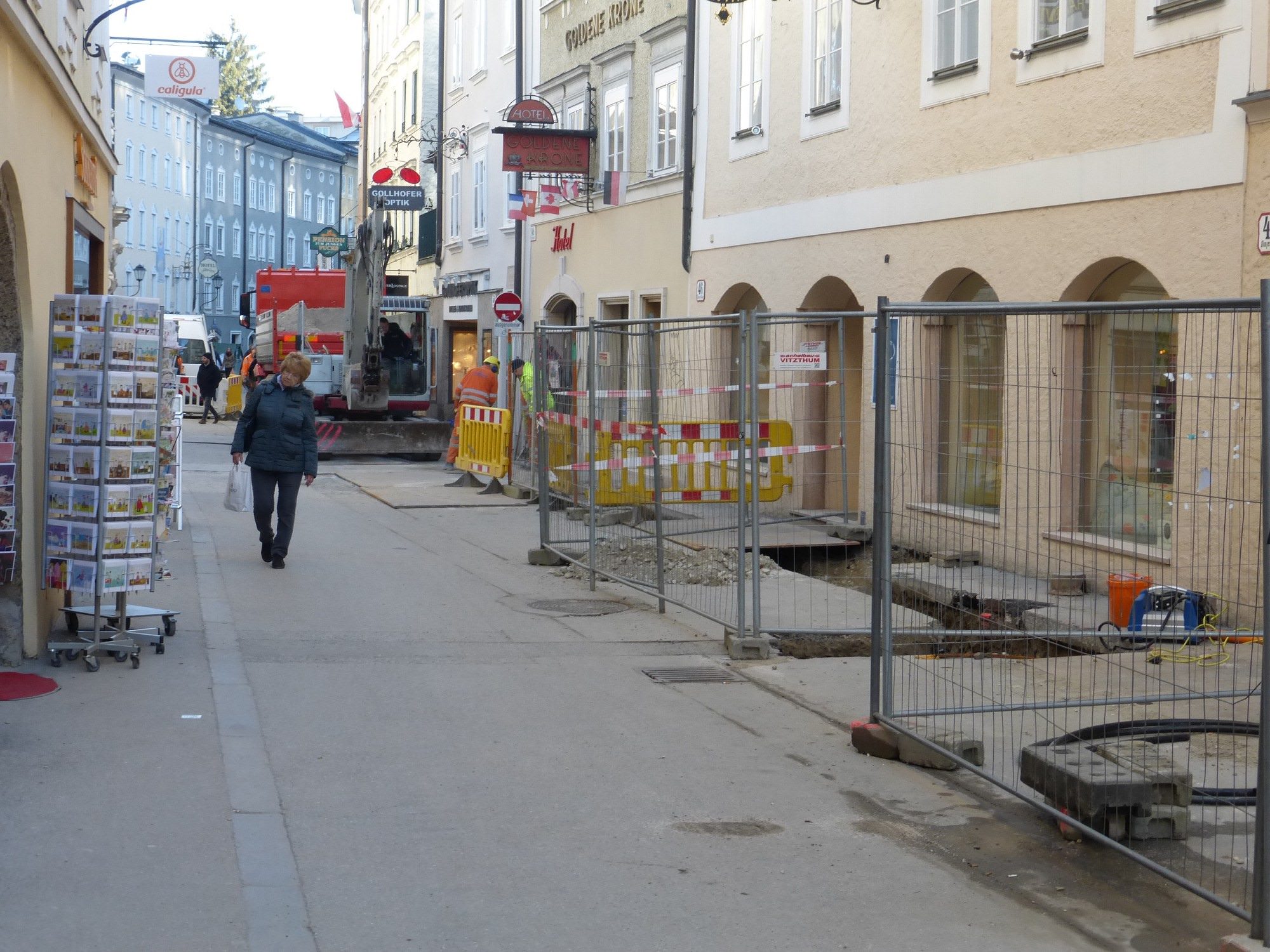 Baustelle Obere Linzer Gasse Baustelle Obere Linzer Gasse