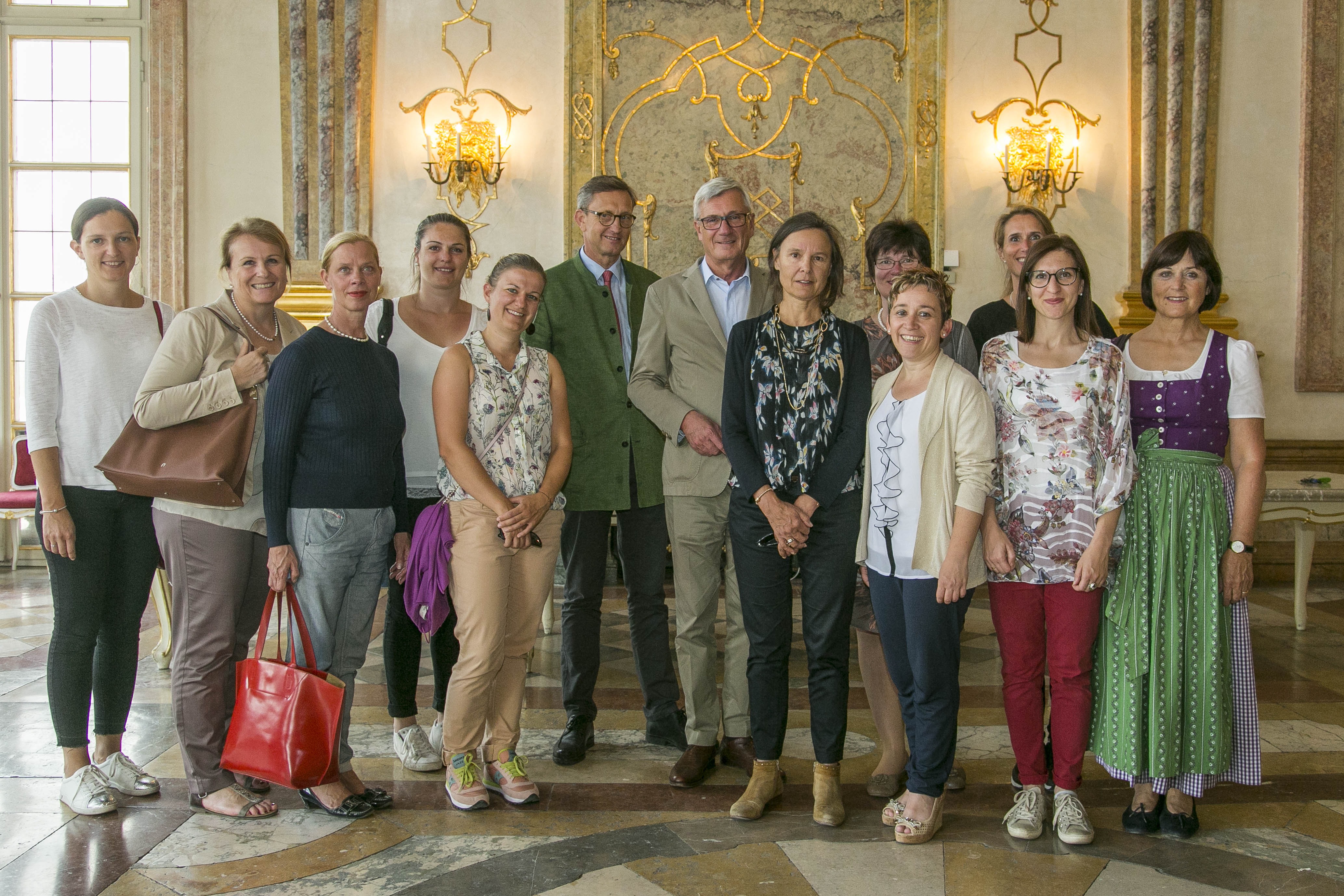 Delegation des Kindergartensprengels Meran zu Gast Delegation des Kindergartensprengels Meran zu Gast