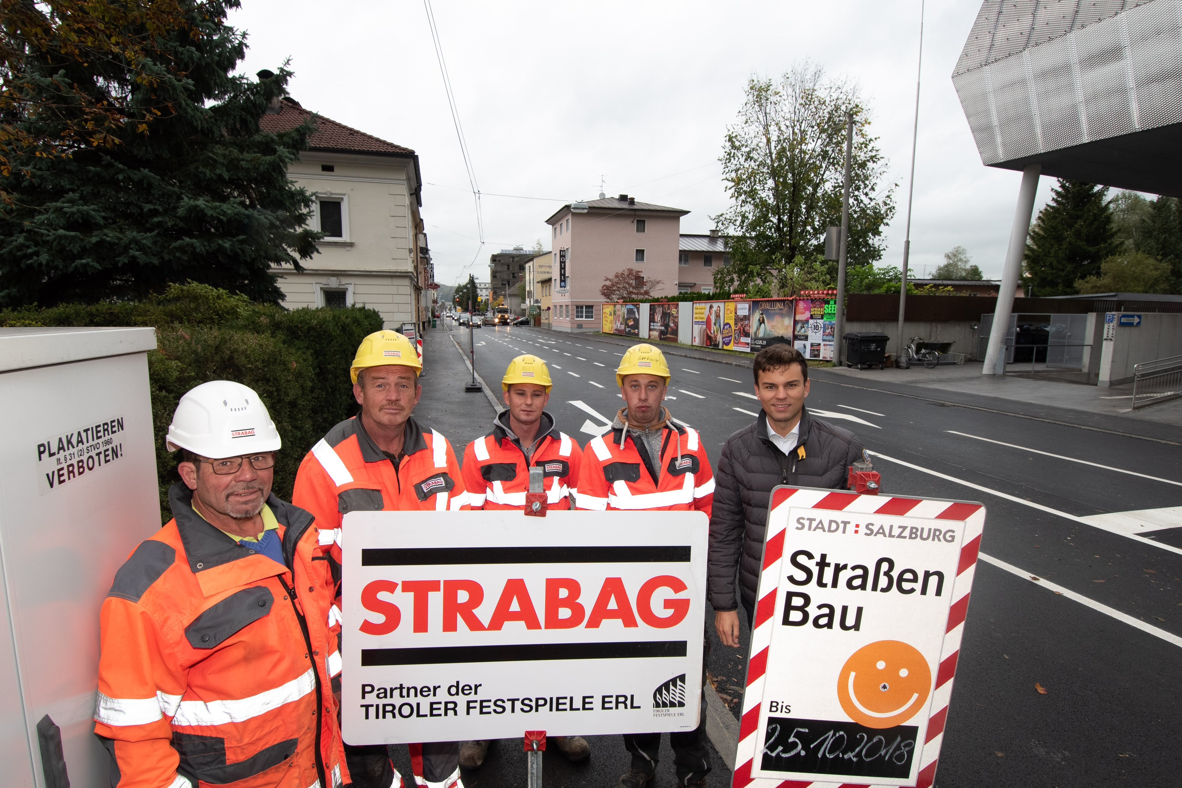 Fertigstellung Baustelle Vogelweiderstraße Fertigstellung Baustelle Vogelweiderstraße