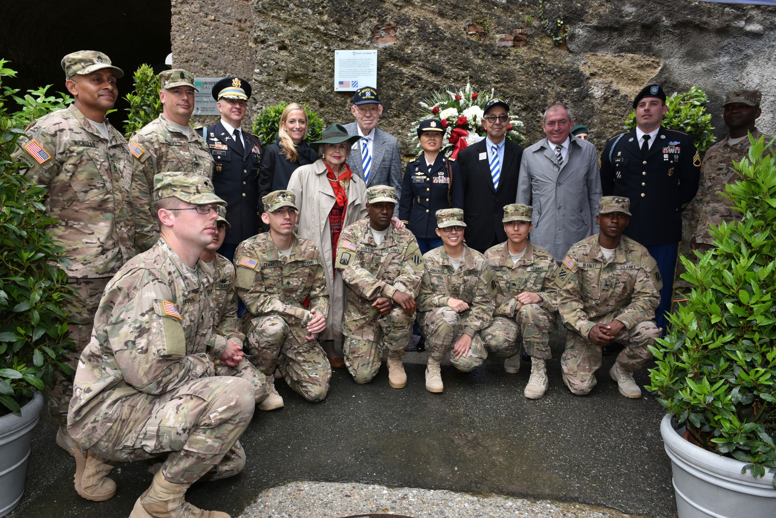 Gedenkfeier mit 3. US-Infanteriedivision Gedenkfeier mit 3. US-Infanteriedivision