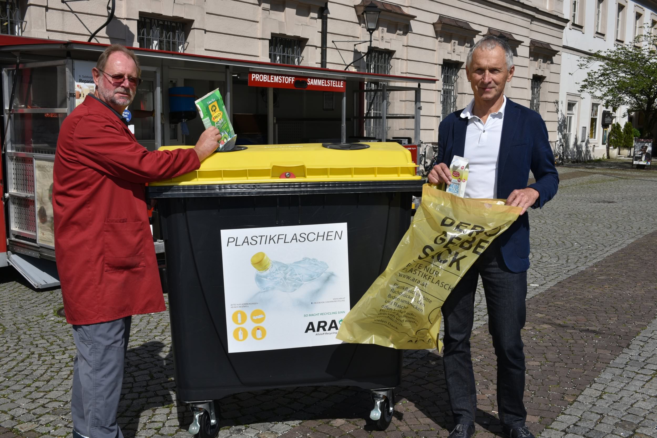Stadt Salzburg Abfallservice Seit Heute Durfen Getrankepackerl In Den Gelben Sack