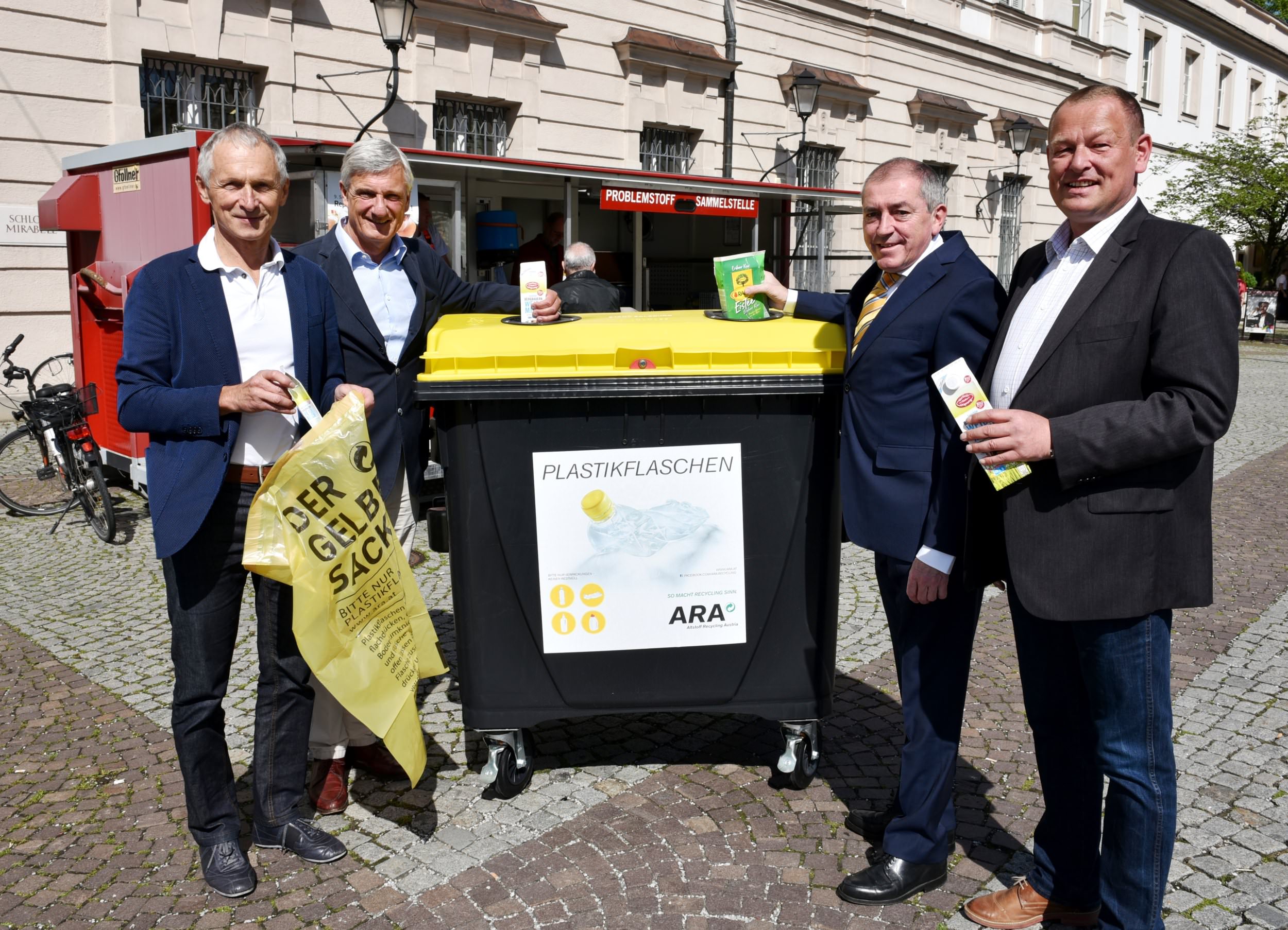 Getränkekartons nun in die gelben Tonnen & Säcke Getränkekartons nun in die gelben Tonnen & Säcke