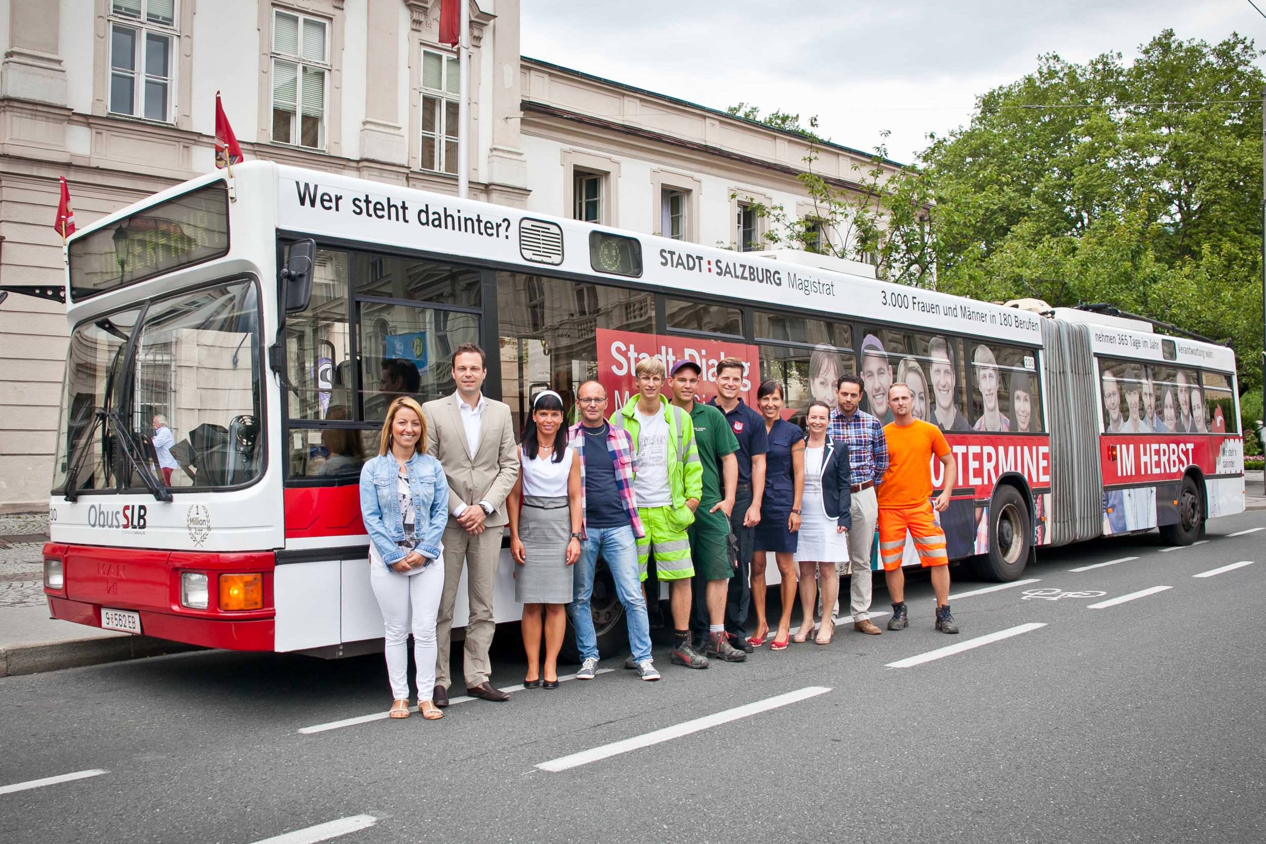 Jetzt auch per Obus unterwegs! Jetzt auch per Obus unterwegs!