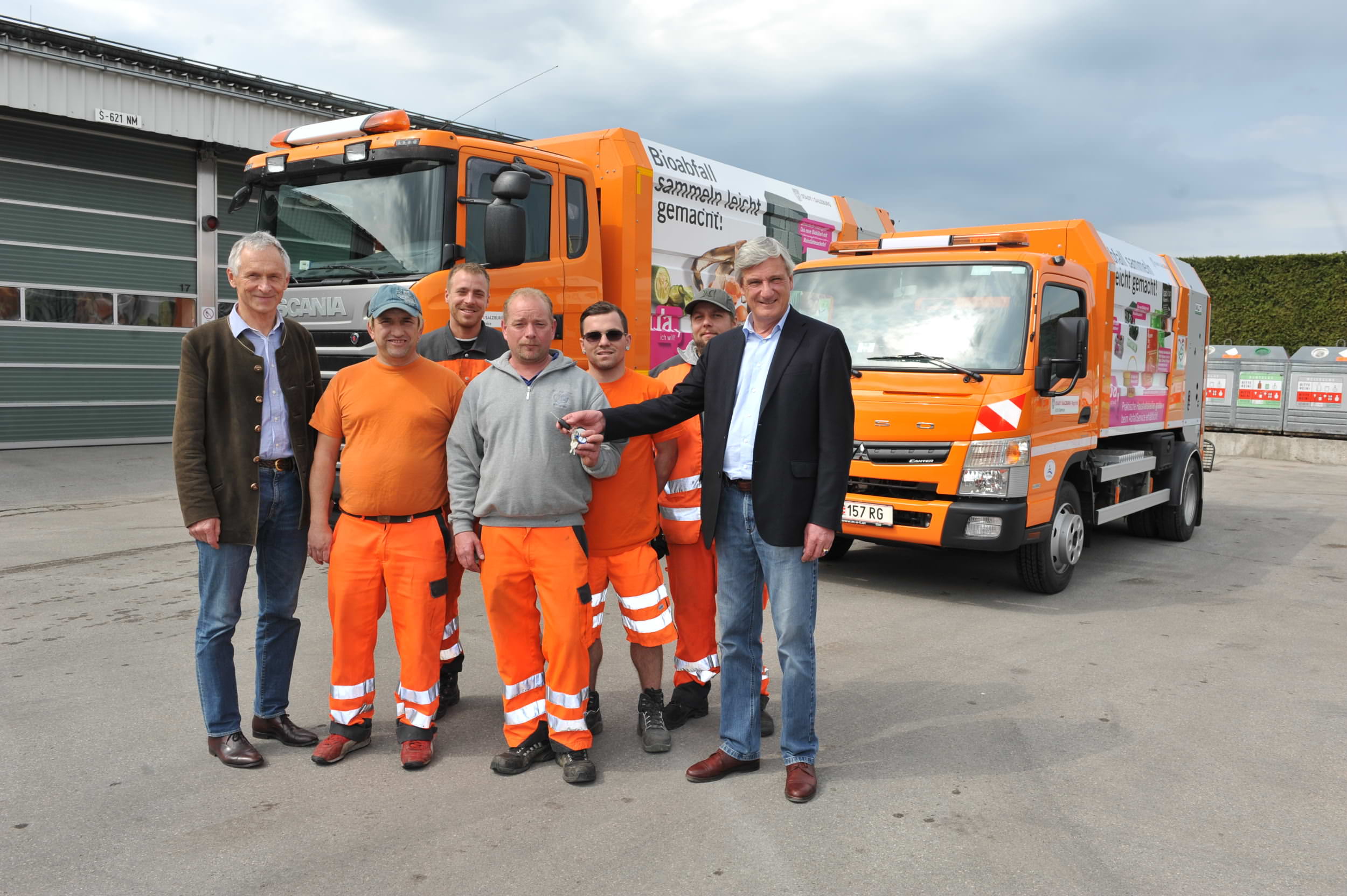 Neue Müllautos für AbfallService Neue Müllautos für AbfallService