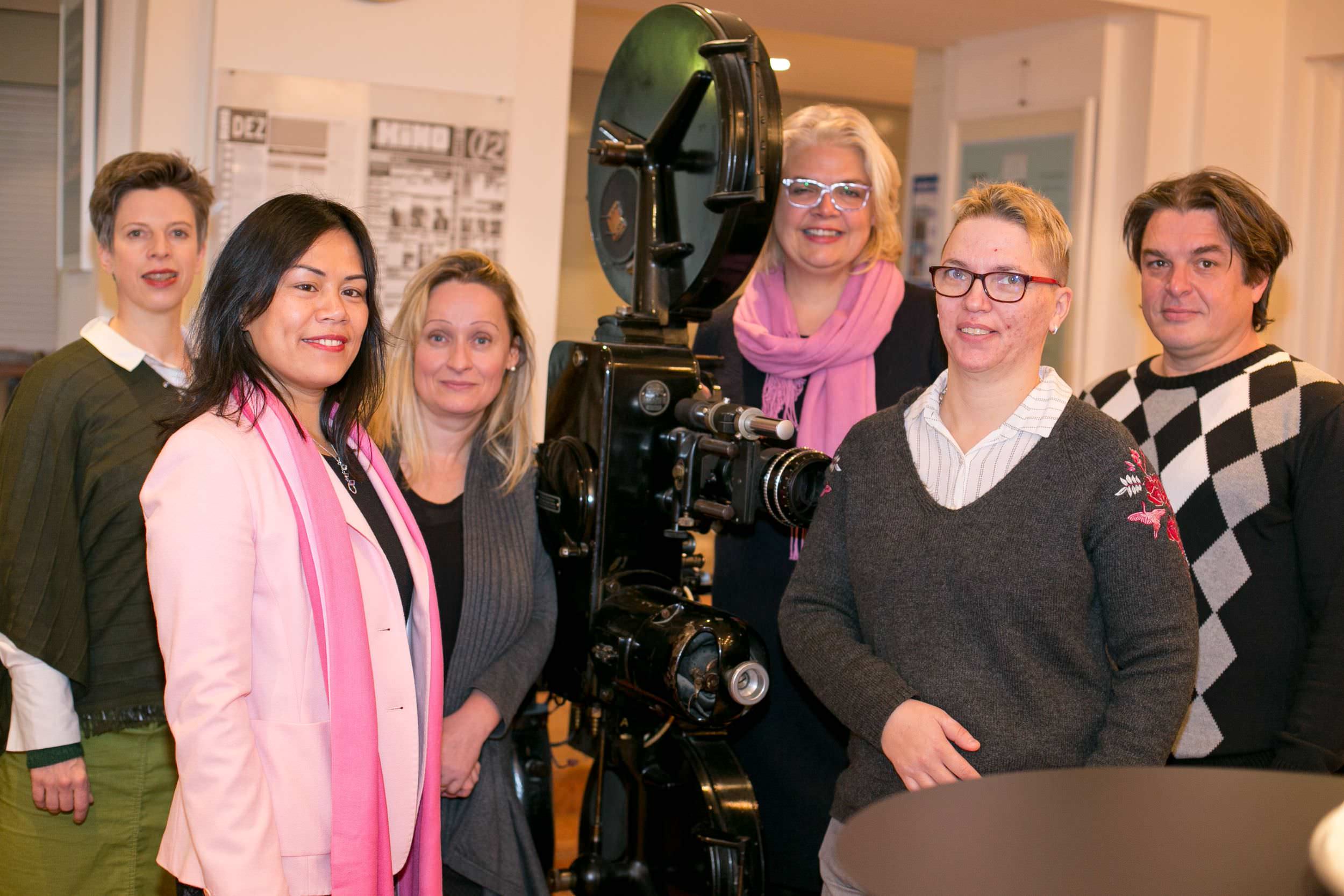 Präsentation der Spots heute im Das Kino