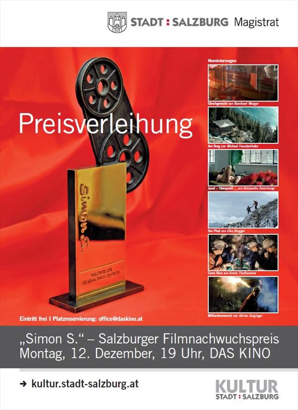 Simon S - der Salzburger Nachwuchsfilmpreis Simon S - der Salzburger Nachwuchsfilmpreis