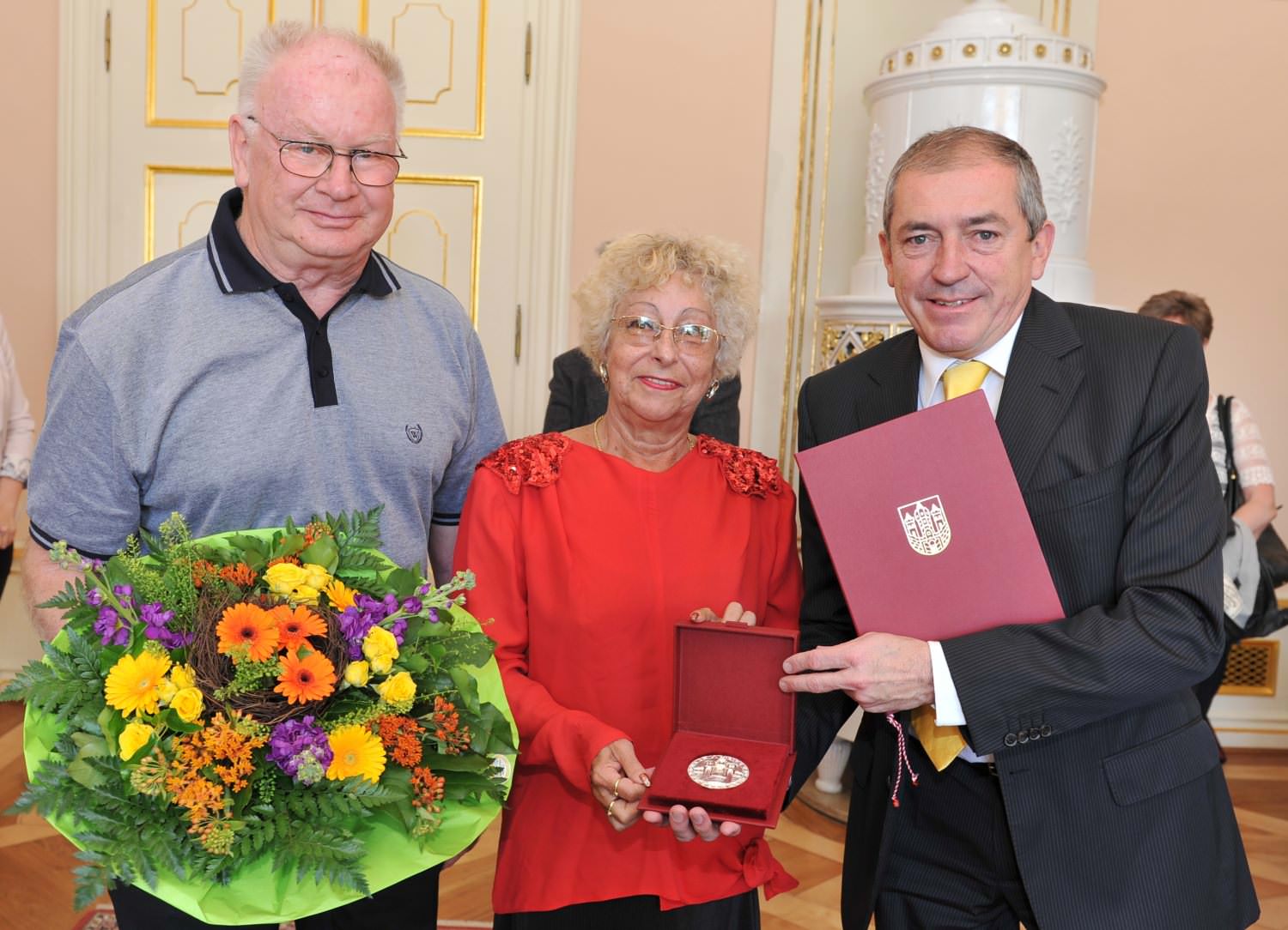 Stadtsiegel in Silber für Christine Haidegger
