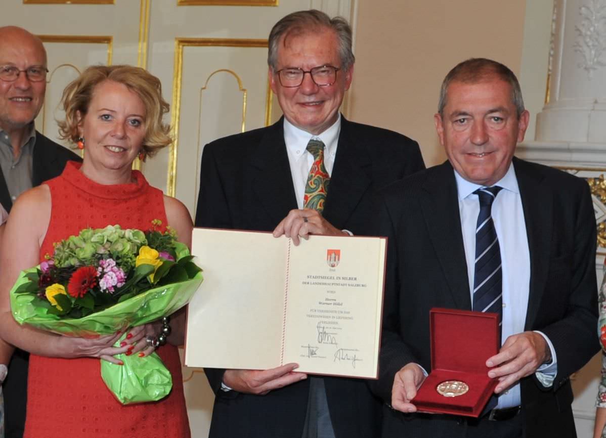 Stadtsiegel in Silber für Werner Hölzl Stadtsiegel in Silber für Werner Hölzl