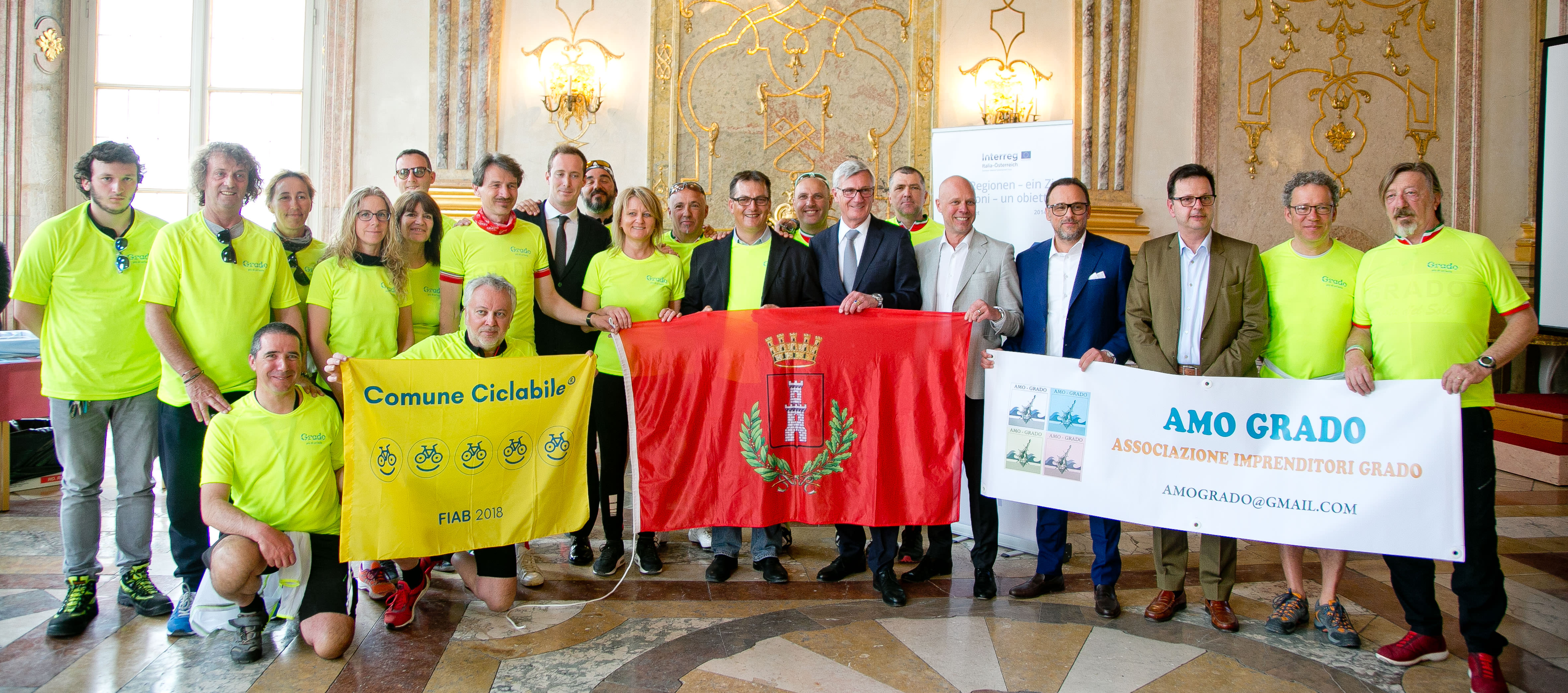 Warben für den Alpen-Adria-Radweg Warben für den Alpen-Adria-Radweg