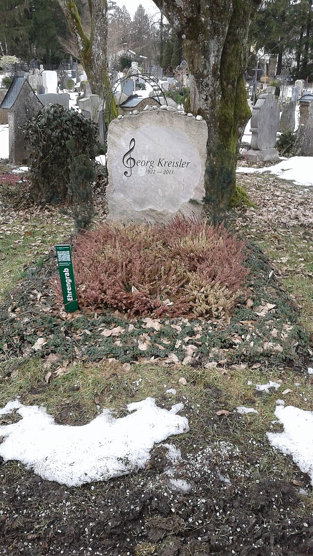 Das Ehrengrab von Georg Kreisler