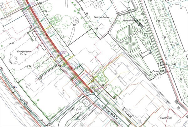 Planvorschau aus dem GIS GIS Plan von Salzburg