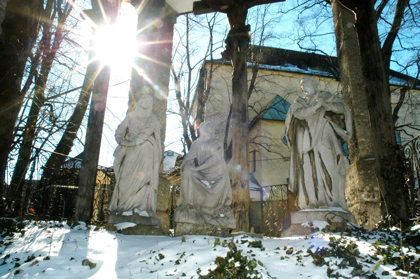 Ein wunderschöner Wintertag am Kapuzinerberg