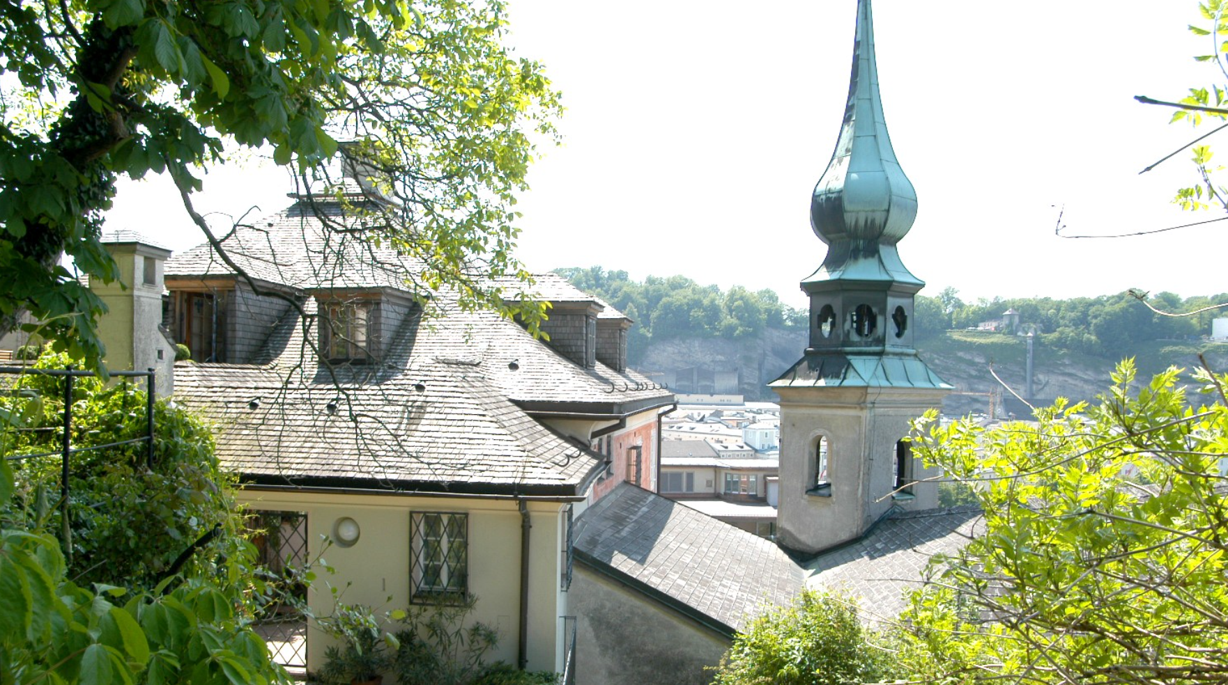 Die Imbergkirche an einem sonnigem Tag