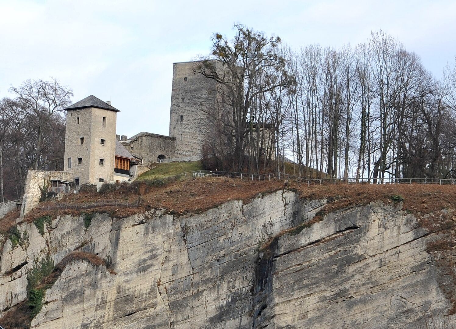 Der Mönchsberg im Herbst