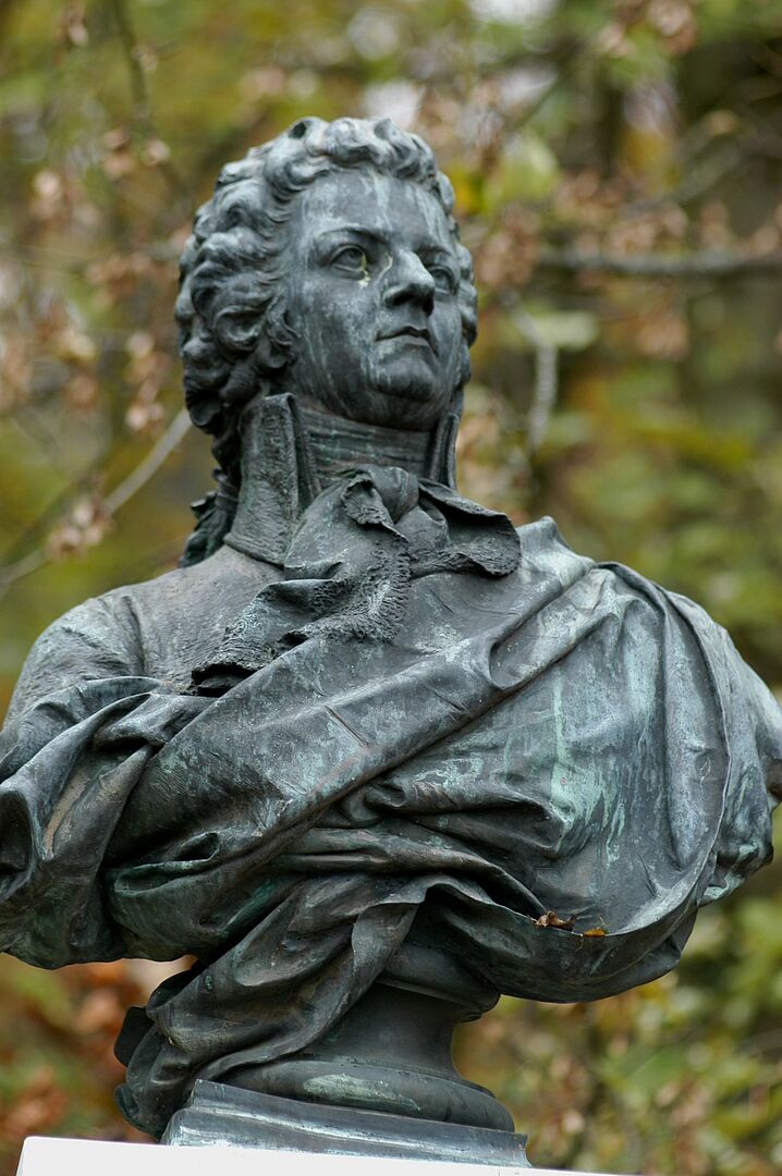 Die Mozartstatue als Denkmal