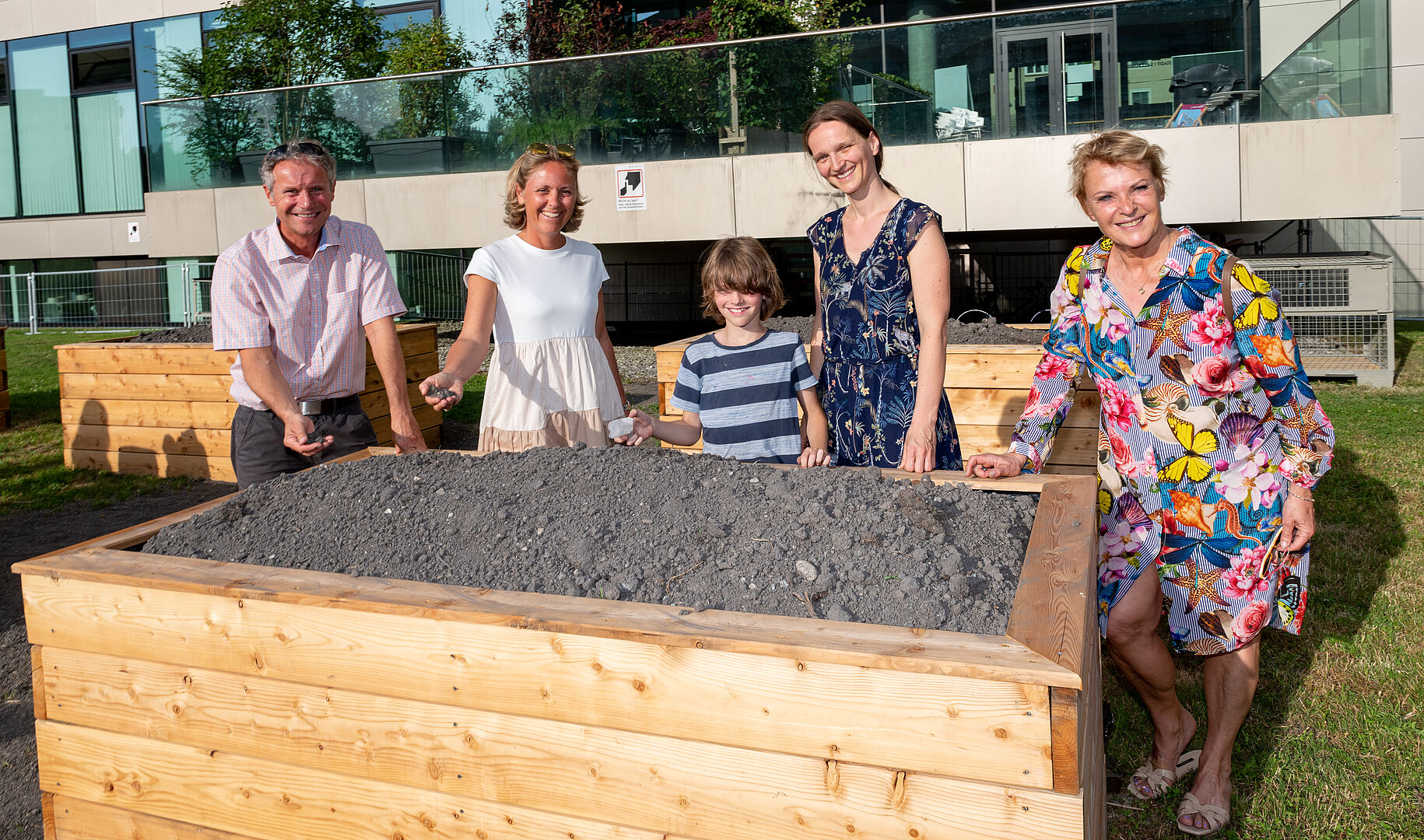 Hochbeete für den Nachbarschaftsgarten