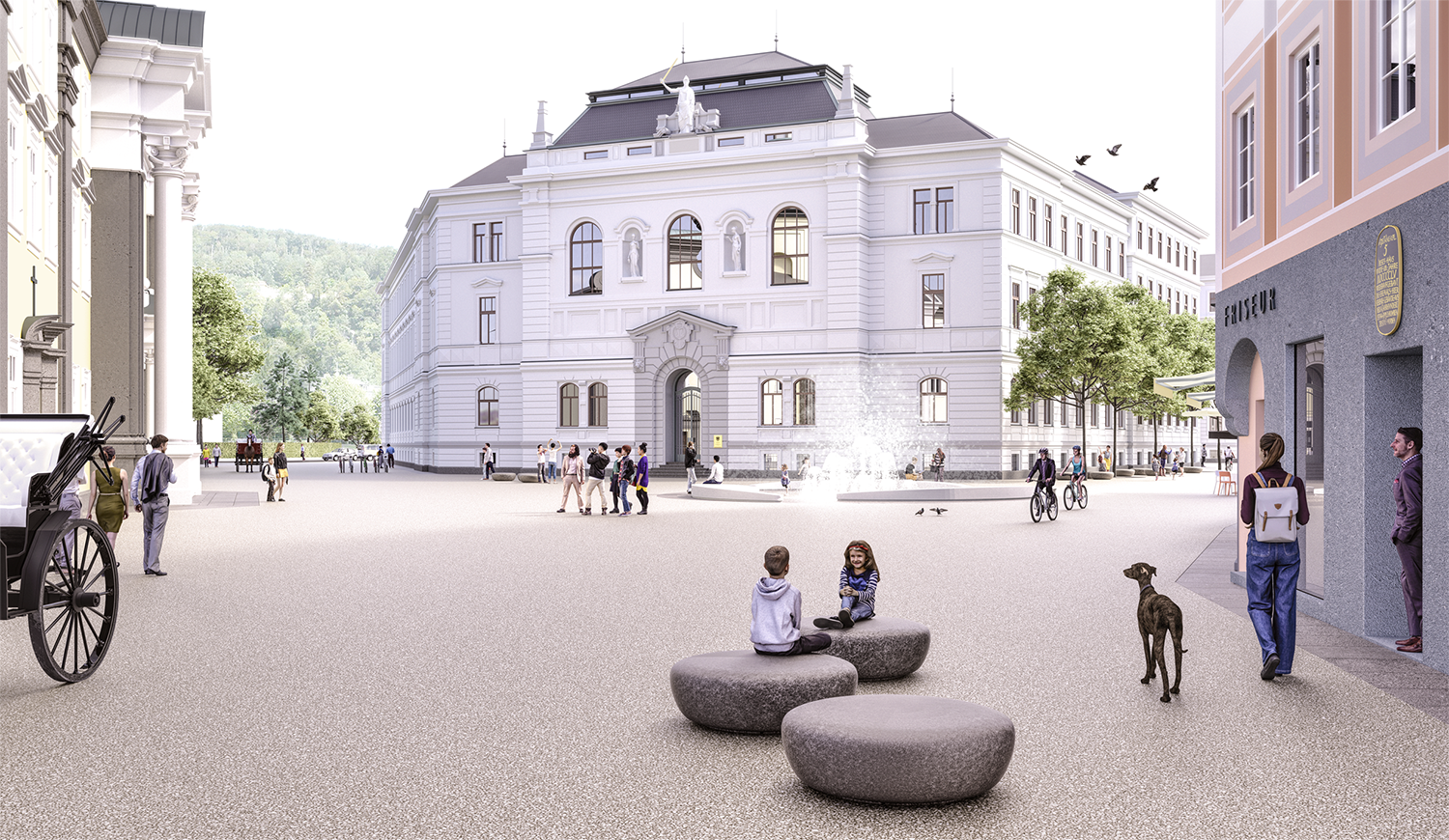 So soll der Platz nach der Umgestaltung aussehen.
