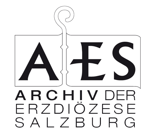 Das Logo vom "Archiv der Erdioezese Salzburg" besteht aus einem einfachen Schriftzug.