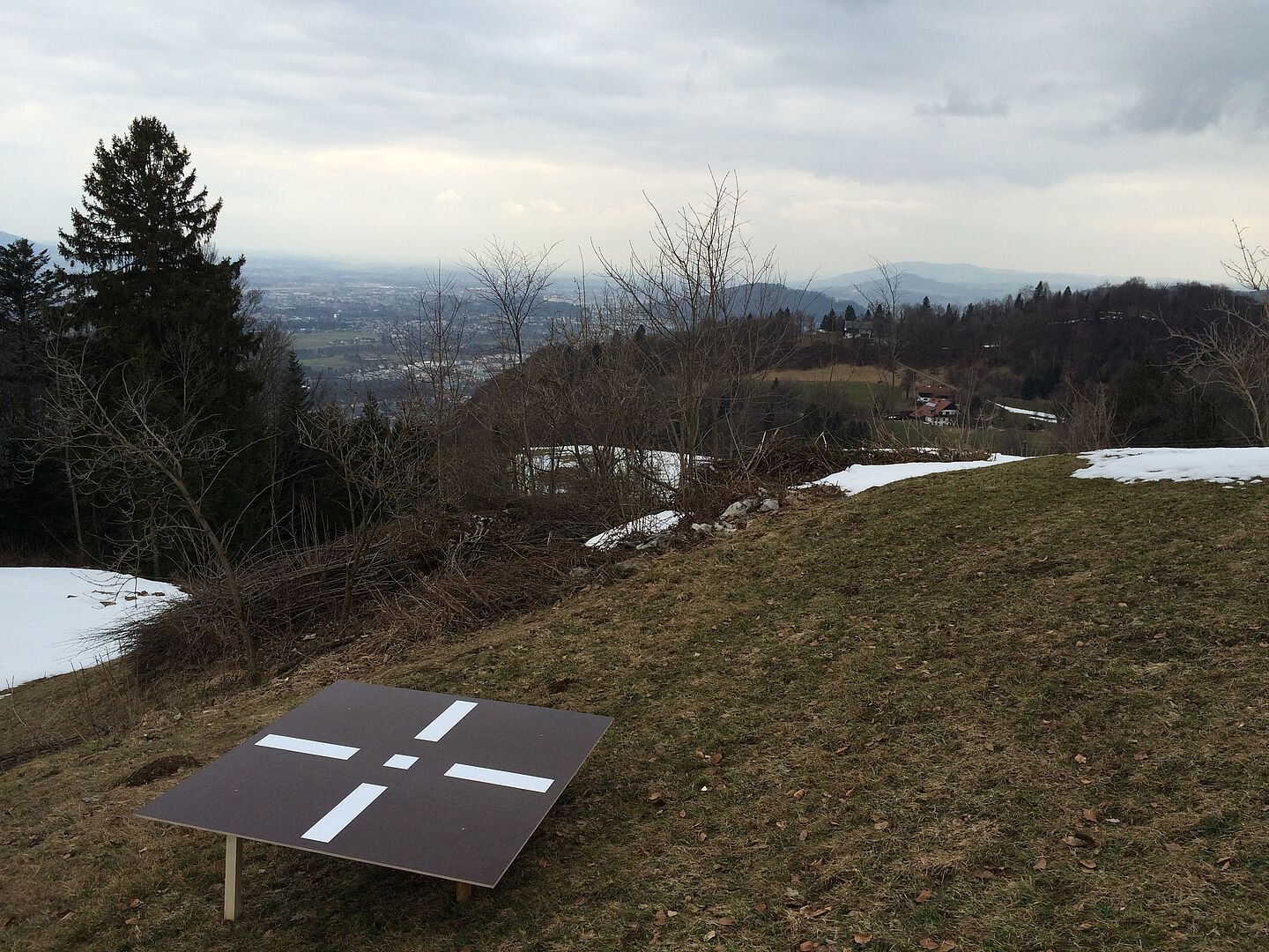 Passpunktsignalisierung fuer eine Befliegung