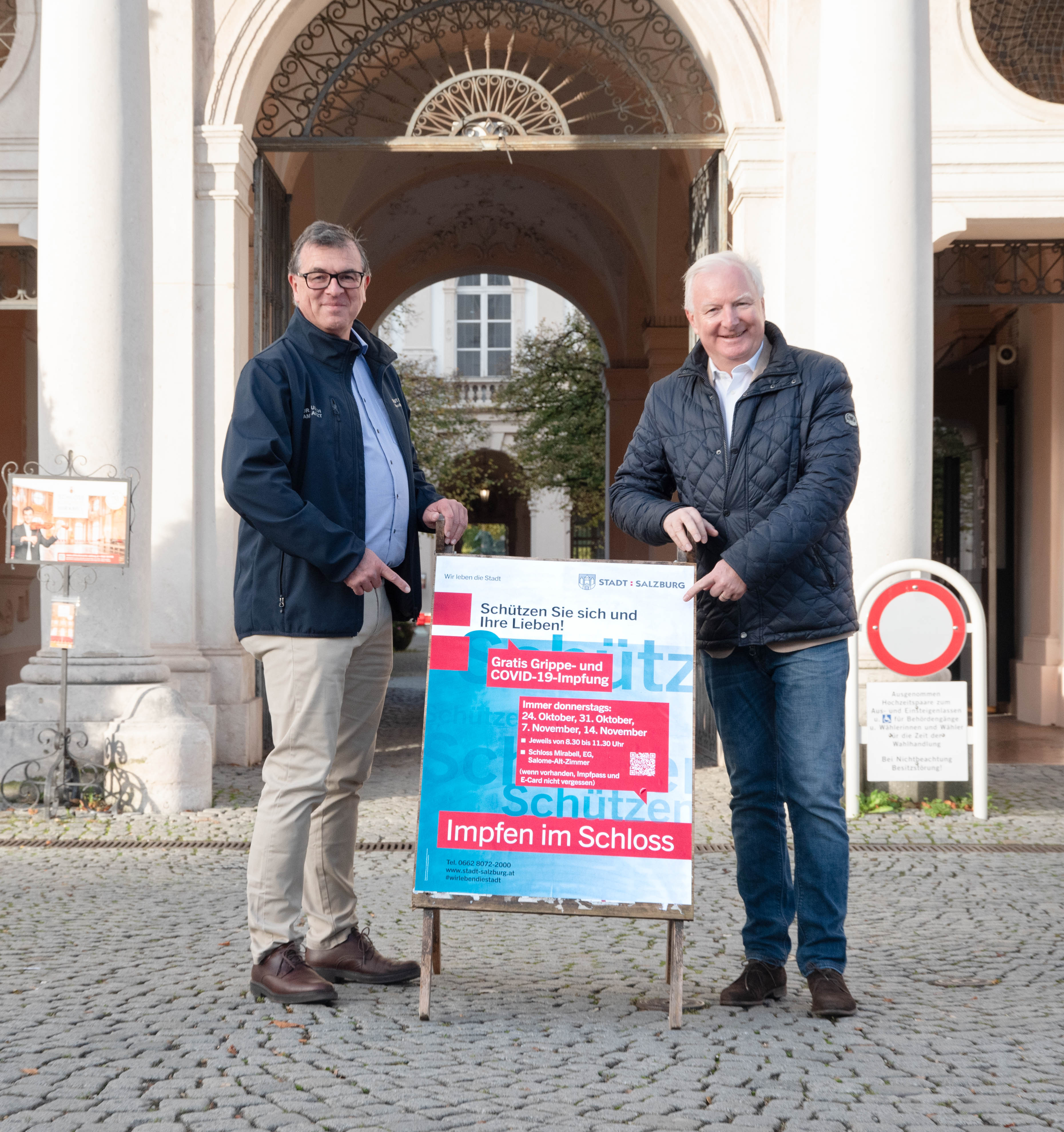 Laden zum Impfen ins Schloss Mirabell:
