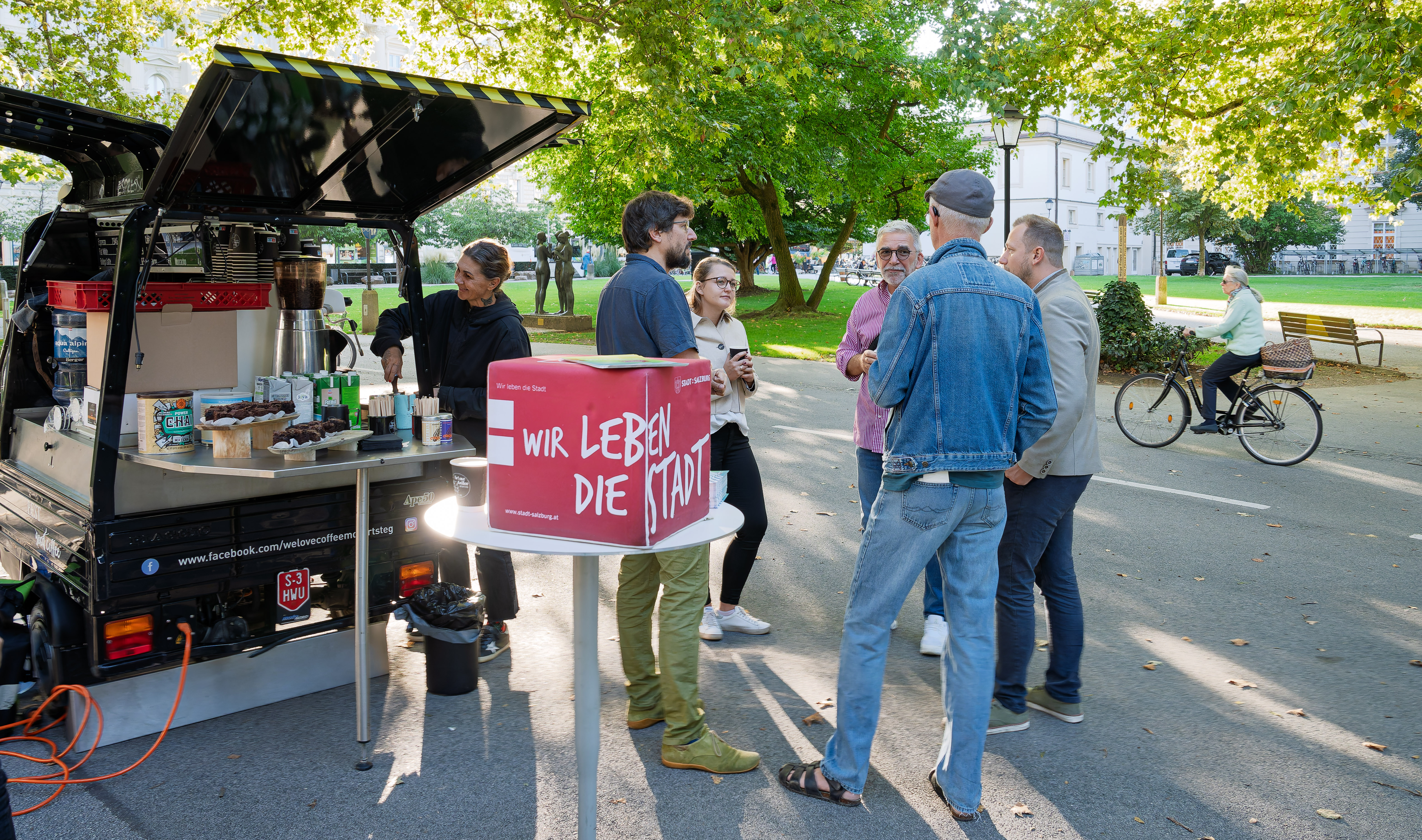 Mobilitätsfrühstück im Kurgarten