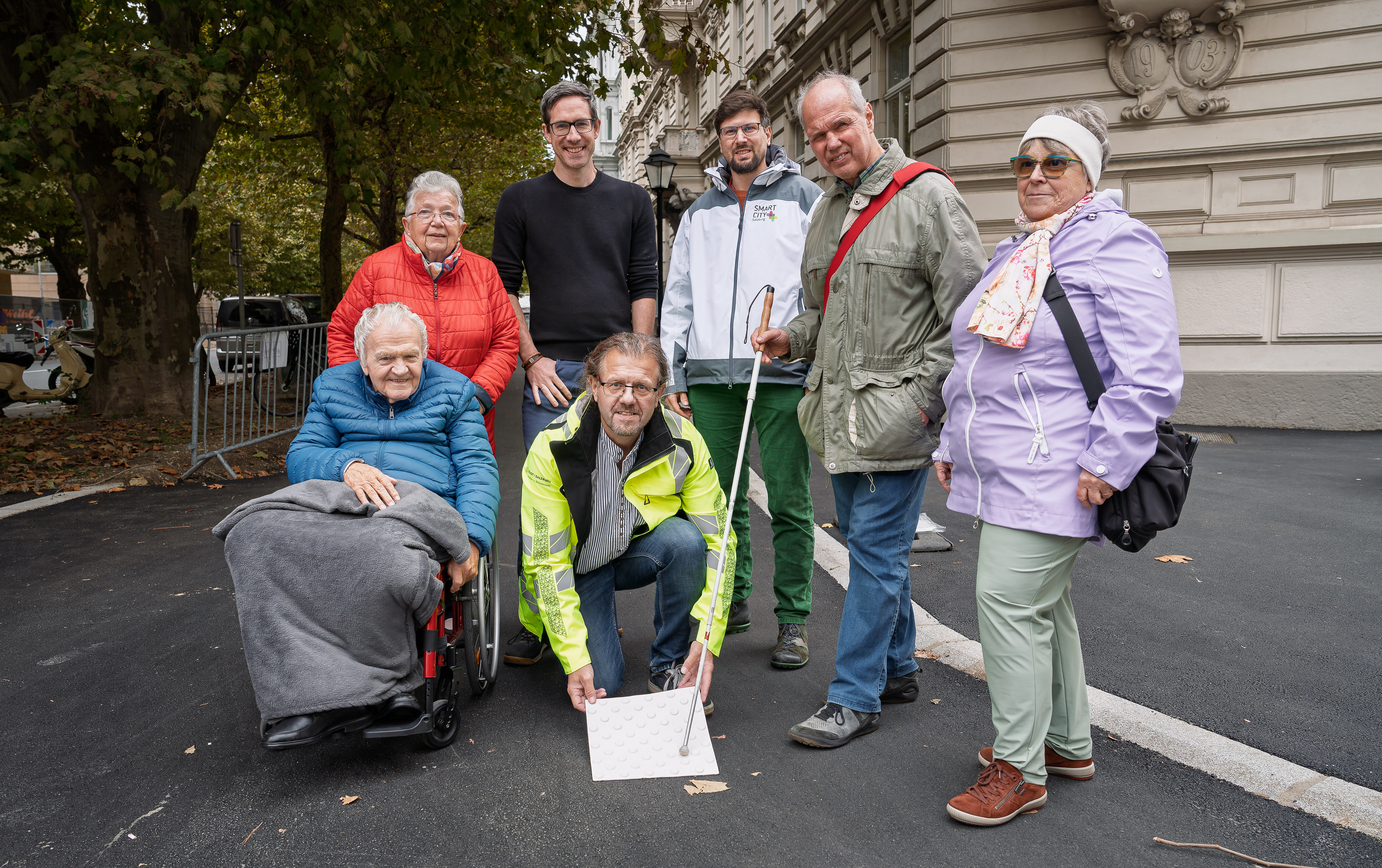 Lokalaugenschein mit Betroffenen
