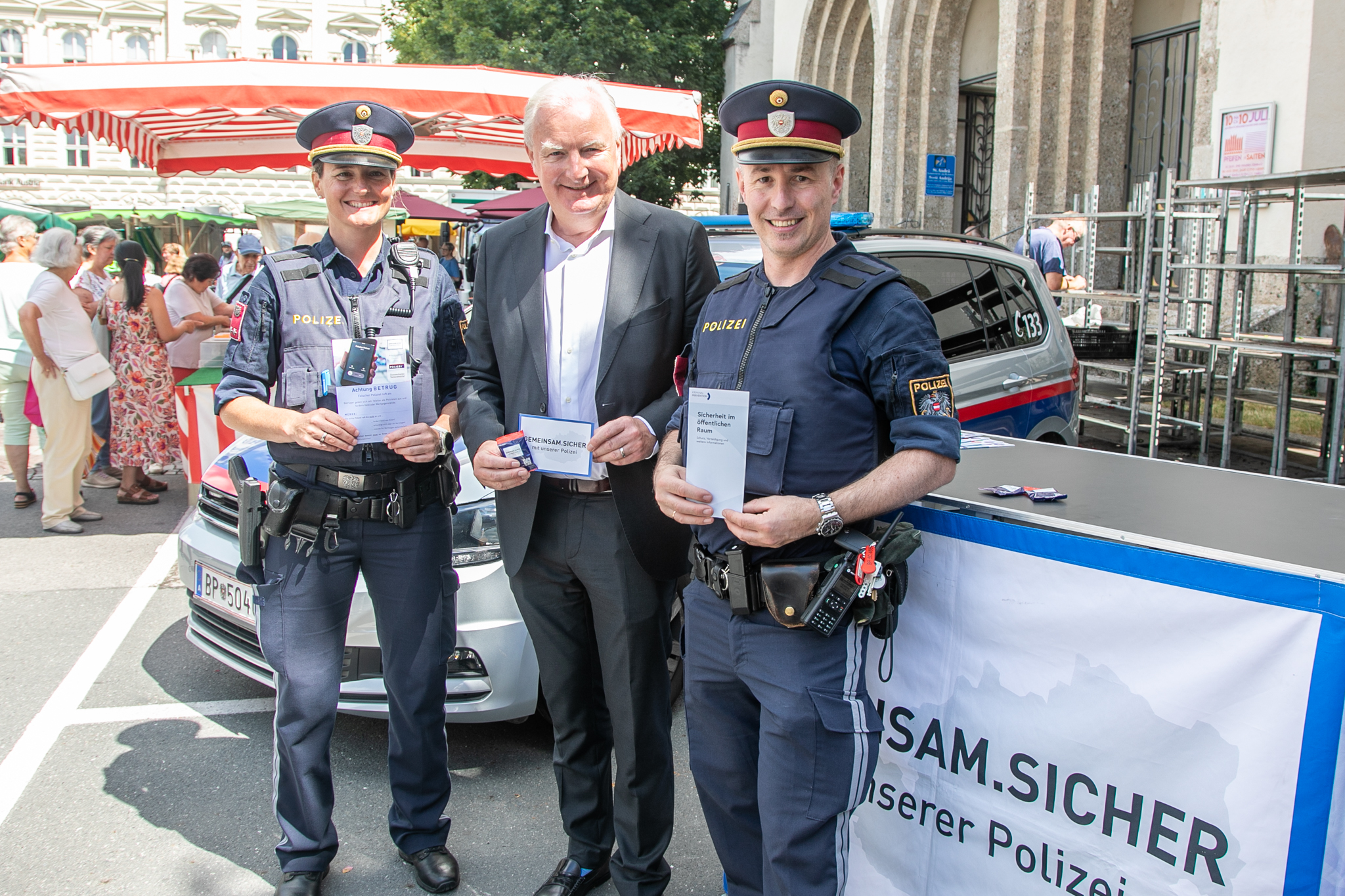 "GEMEINSAM.SICHER" auf der Schranne