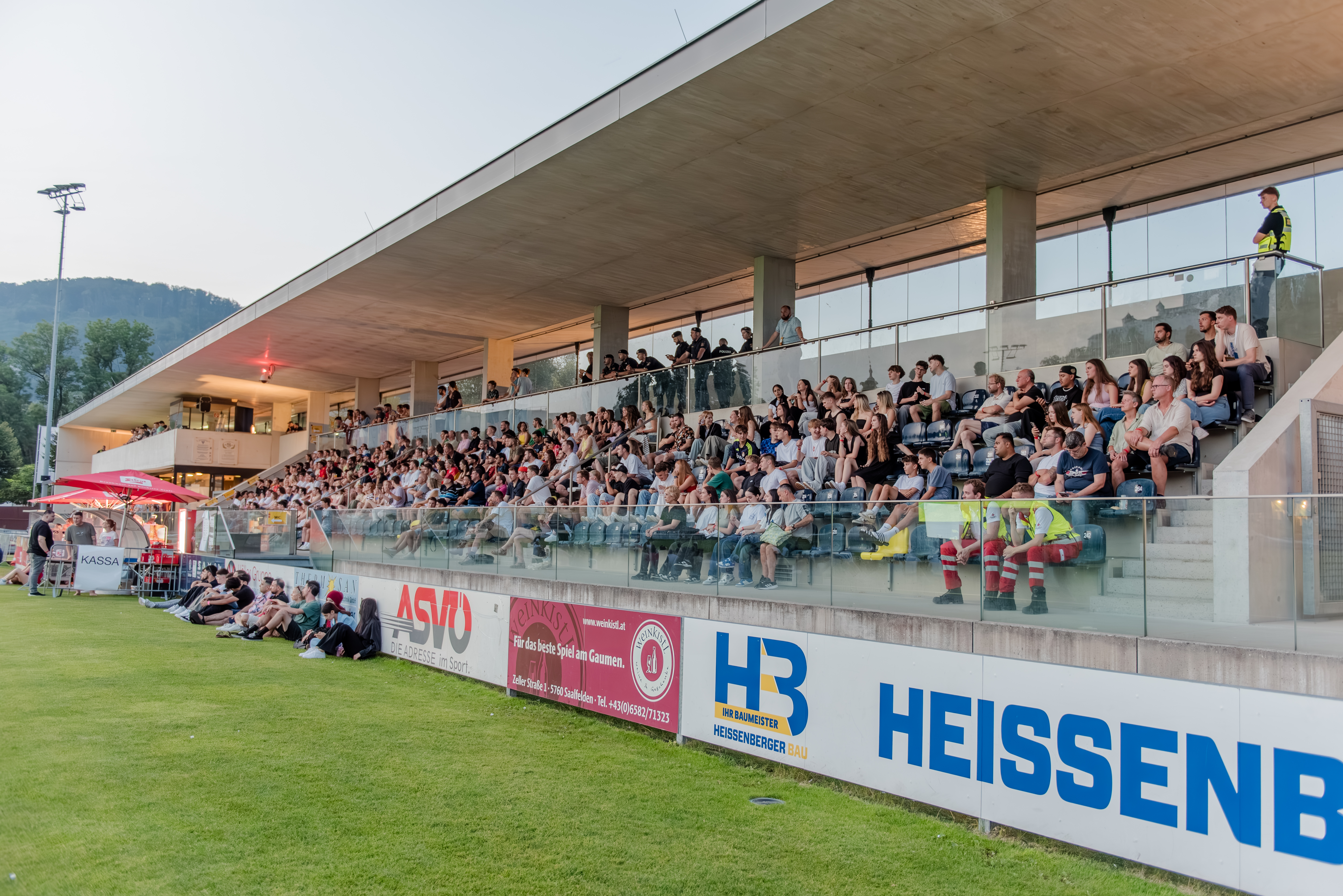Sicherheit geht vor: Heute wird der Zutritt auf den Tribünenbereich beschränkt