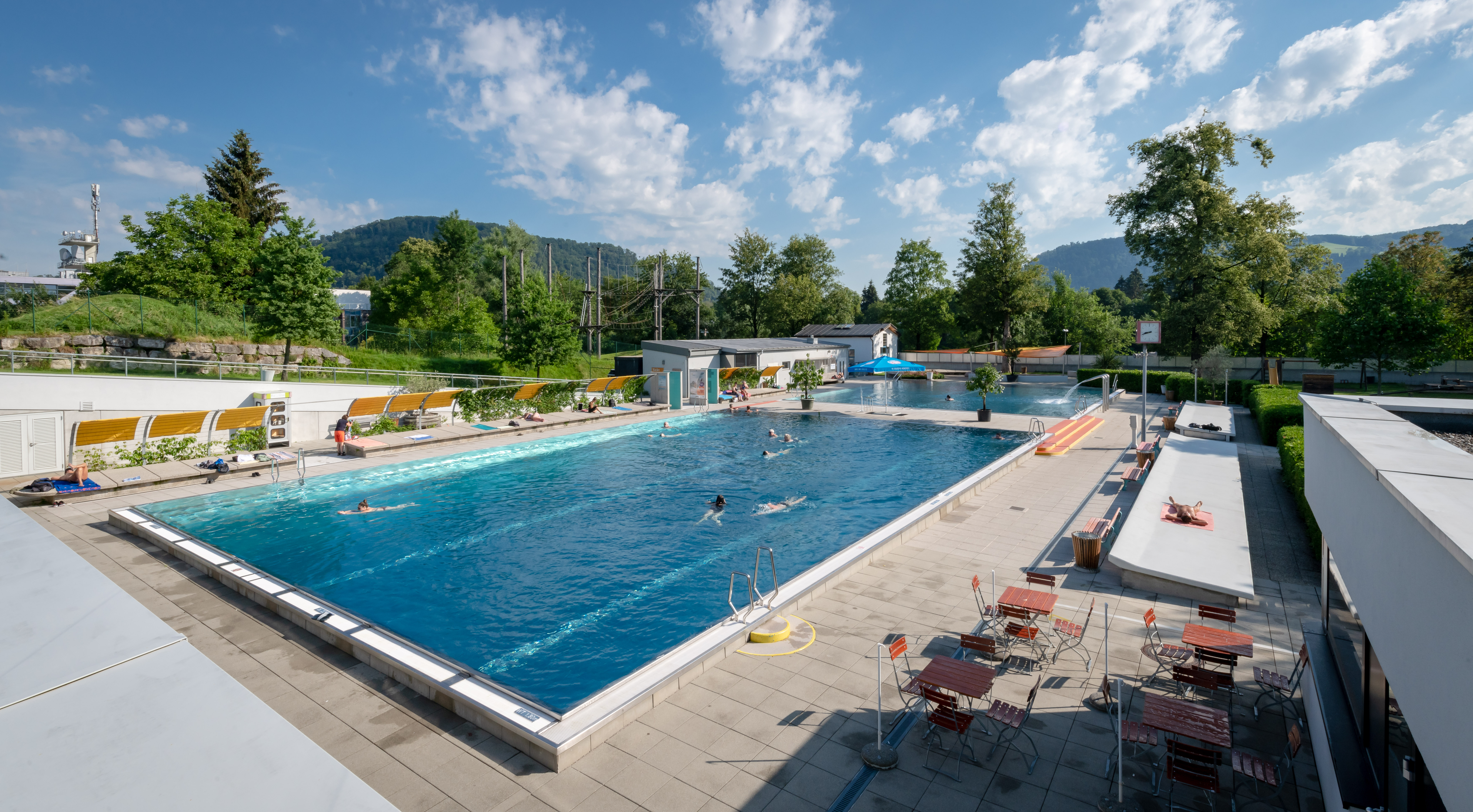 Das AYA-Freibad im Süden der Stadt.