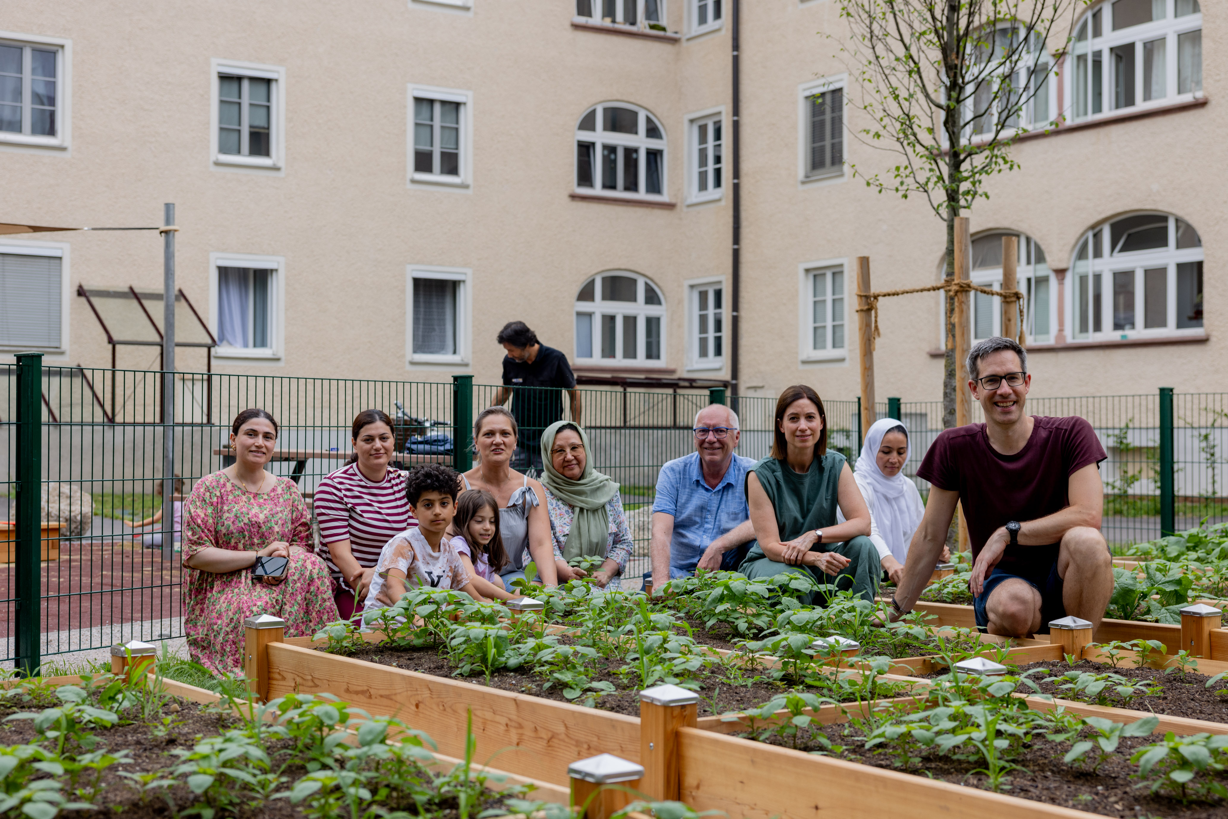 Neue Gemeinschaftsbeete für den Lehener Vierkant