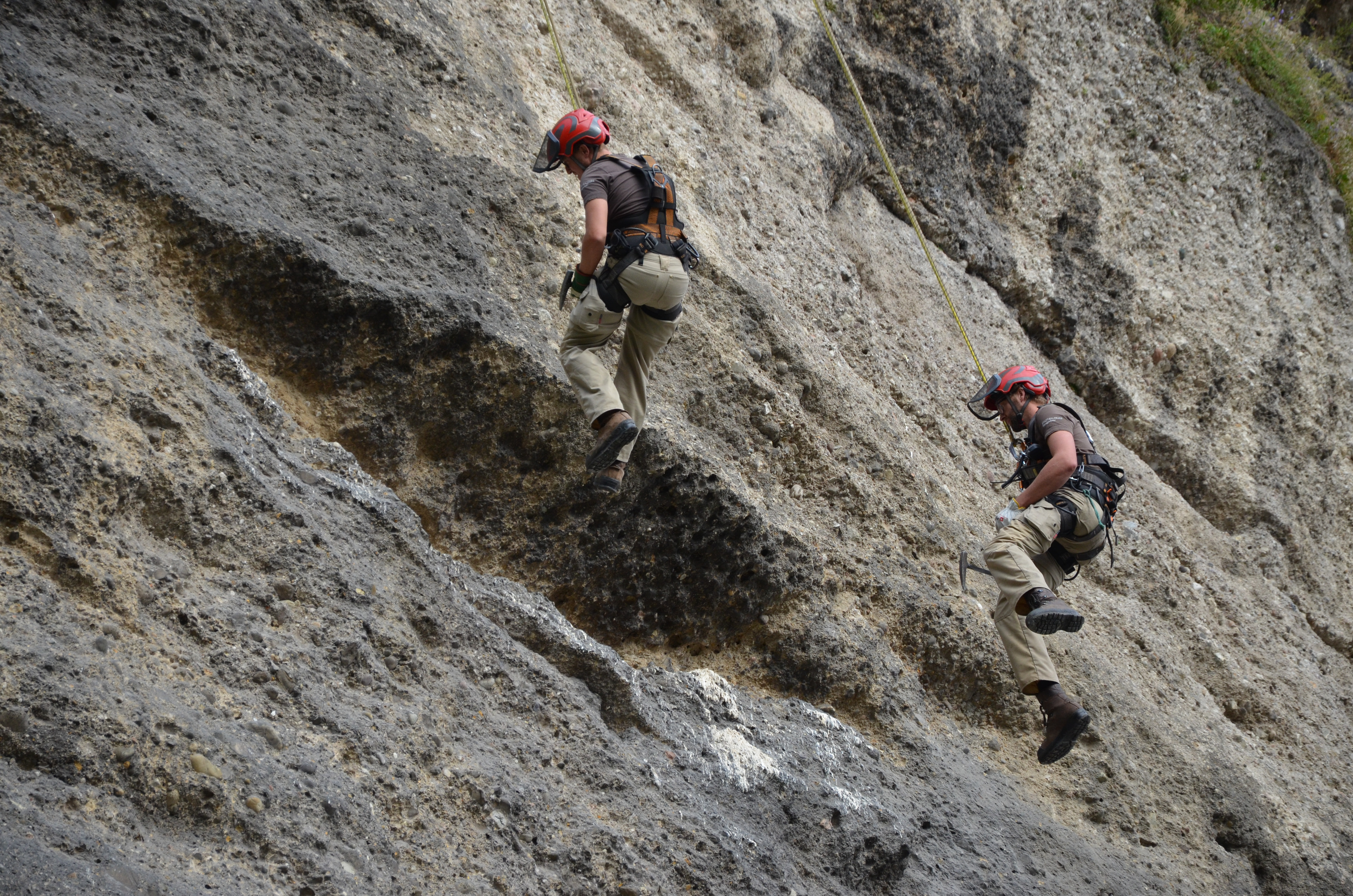 Die Bergputzer sind von Montag bis Mittwoch wieder im Einsatz