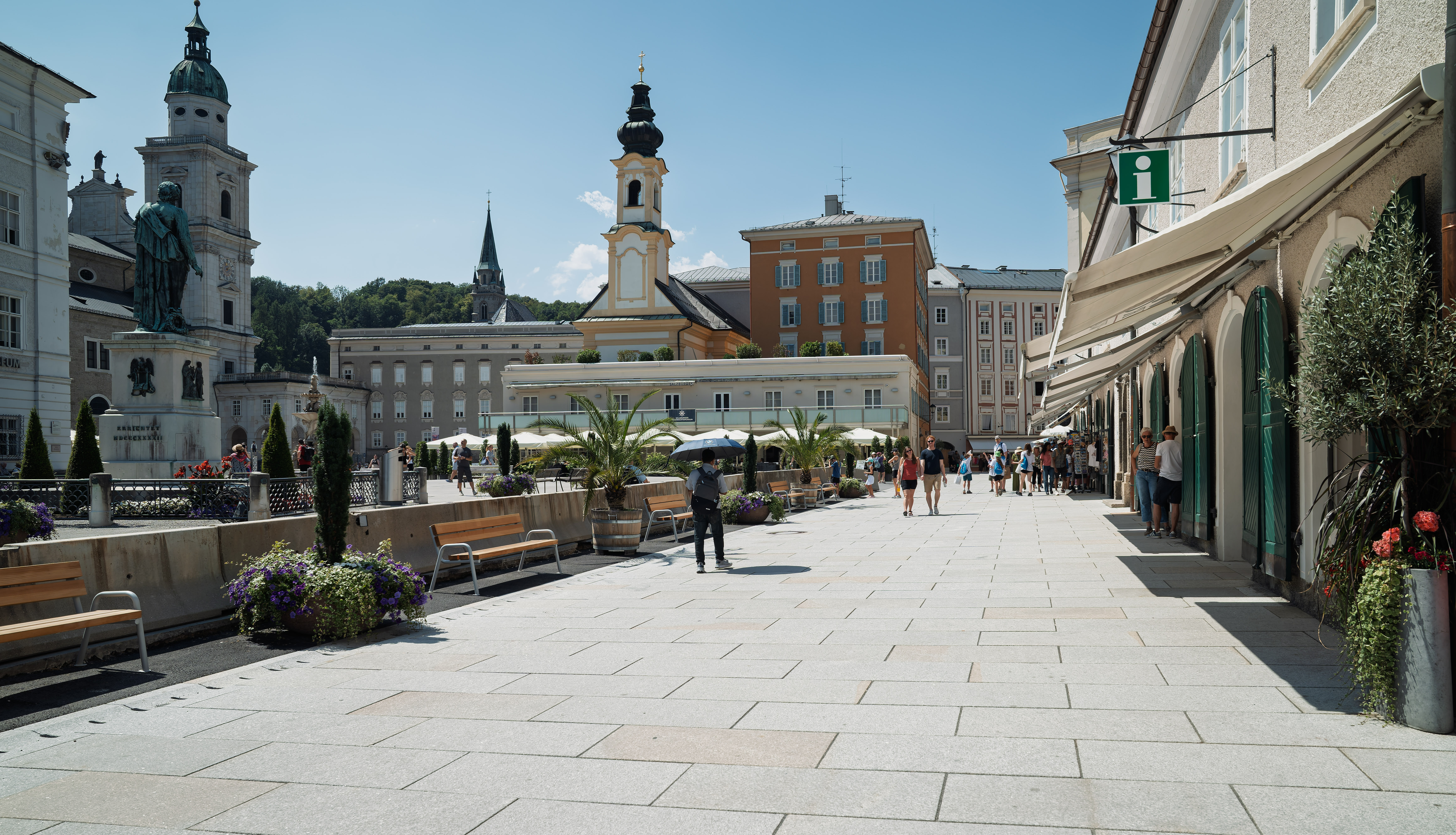 Erster Abschnitt am Mozartplatz fertiggestellt