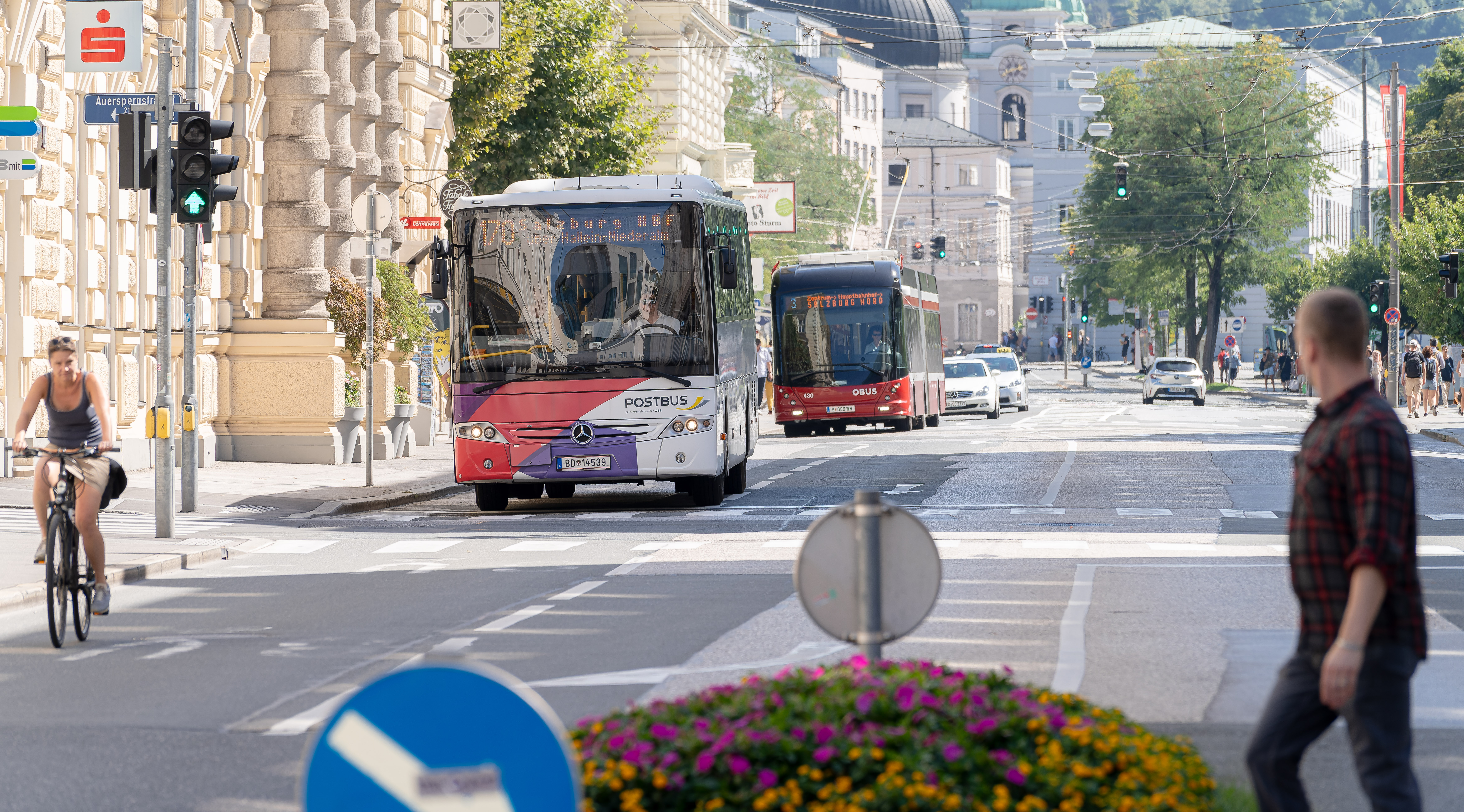 Ein wesentliches Prinzip des SUMP ist eine nachhaltige Mobilität im ganzen Stadtgebiet.