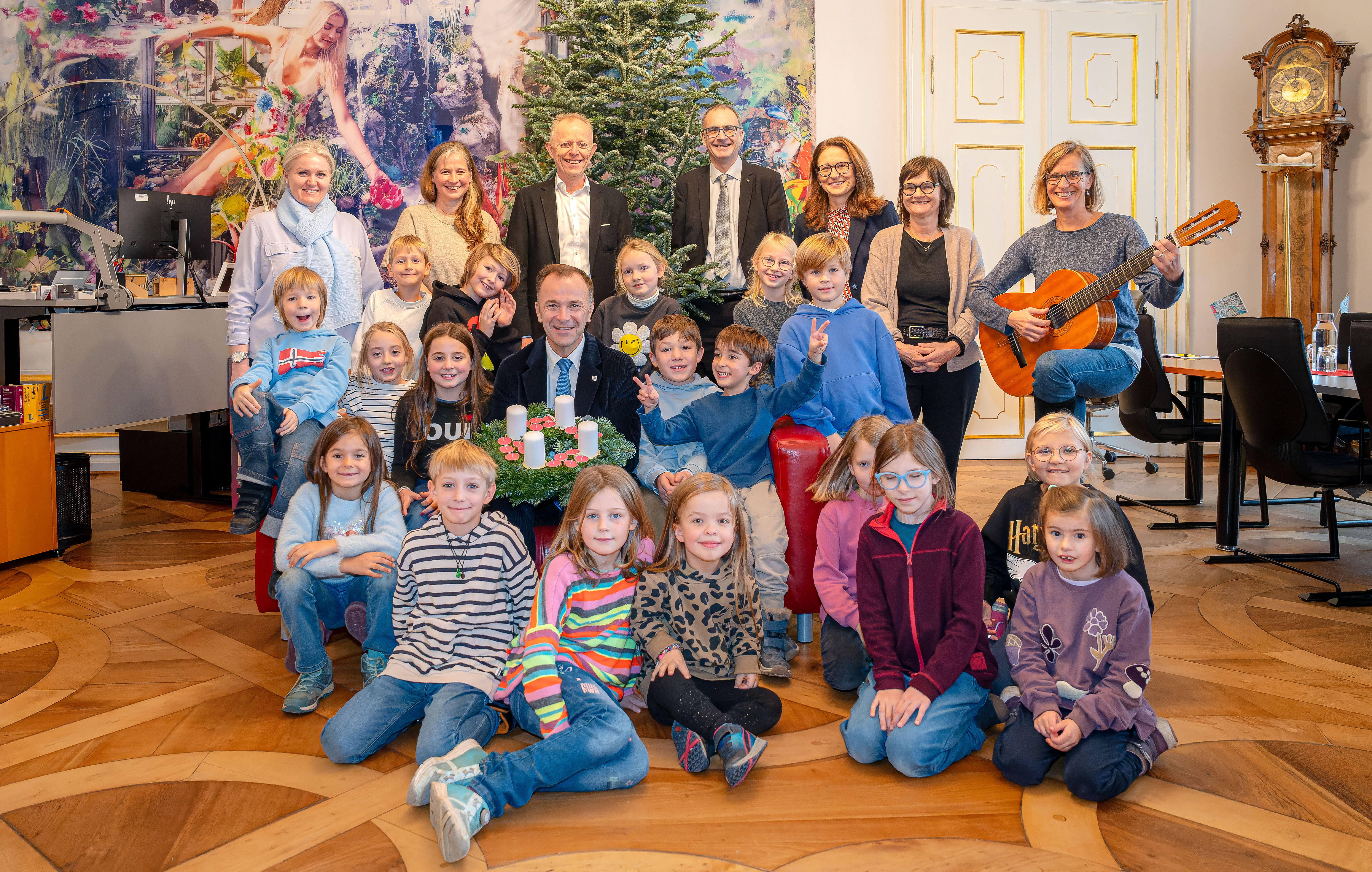 Adventkranzübergabe