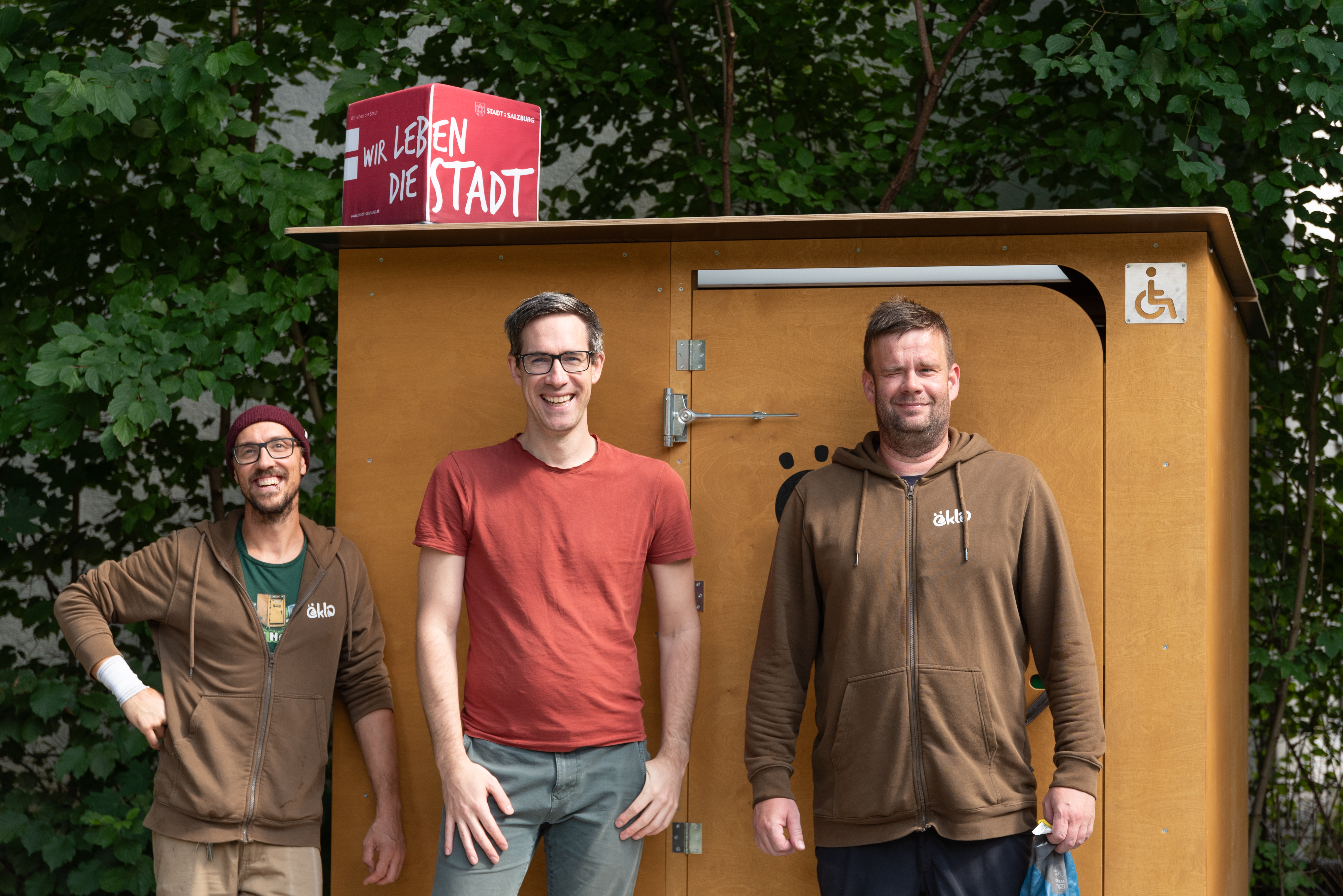 Die neuen Trockentoiletten findet man ab sofort an sieben Standorten in der Stadt.
