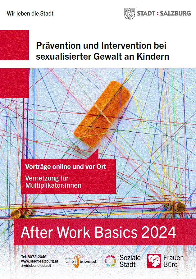 Auch 2024 gibt es wieder ein professionelles Programm zum Thema Kinderschutz.