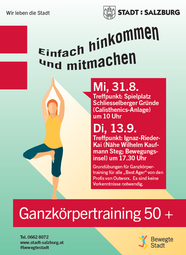 Plakat Ganzkörpertraining 50+